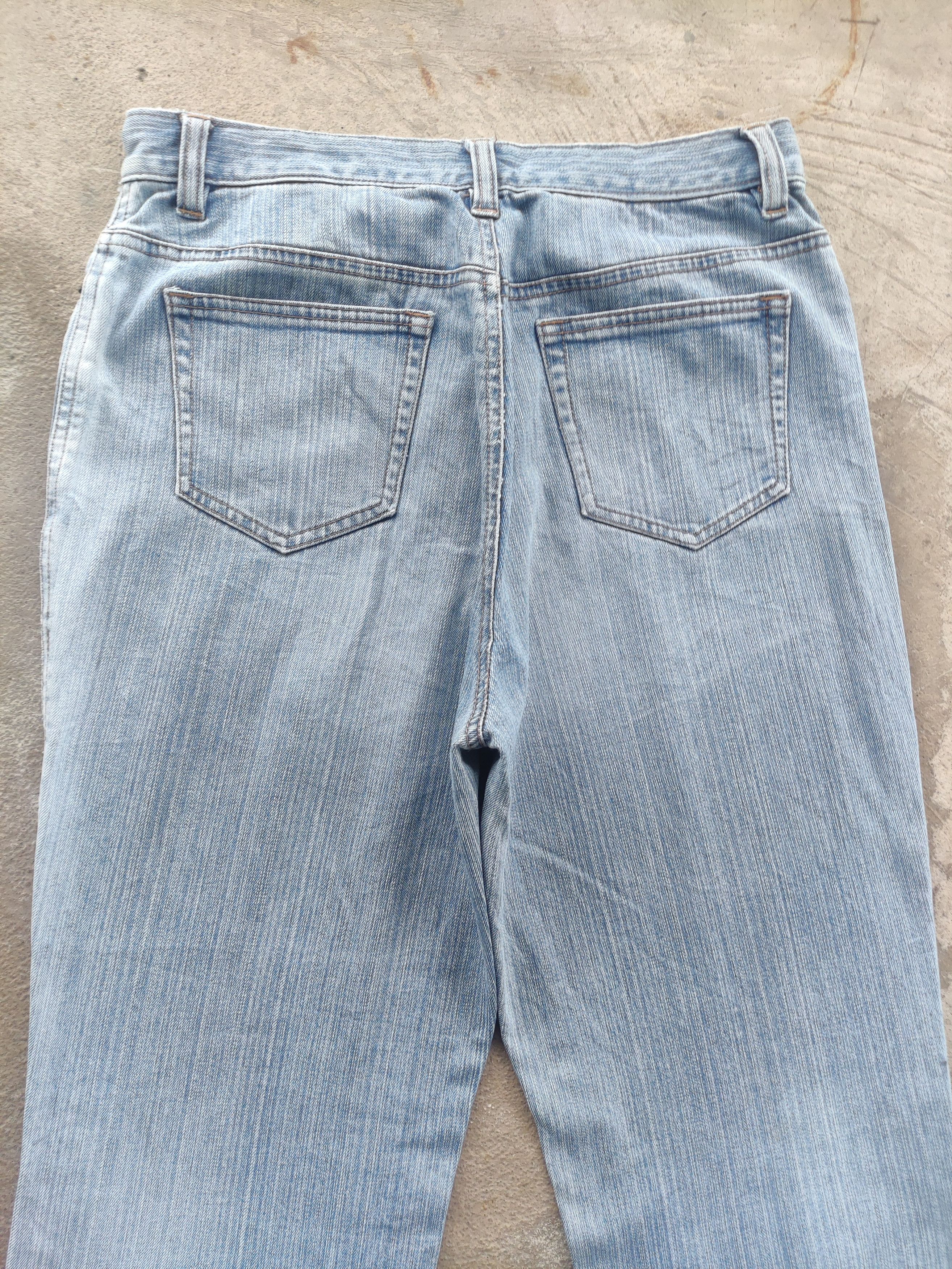 Japanese Brand Vintage Japanese Flare Denim Distressed Faded Denim Size US 30 / EU 46 - 9 Thumbnail