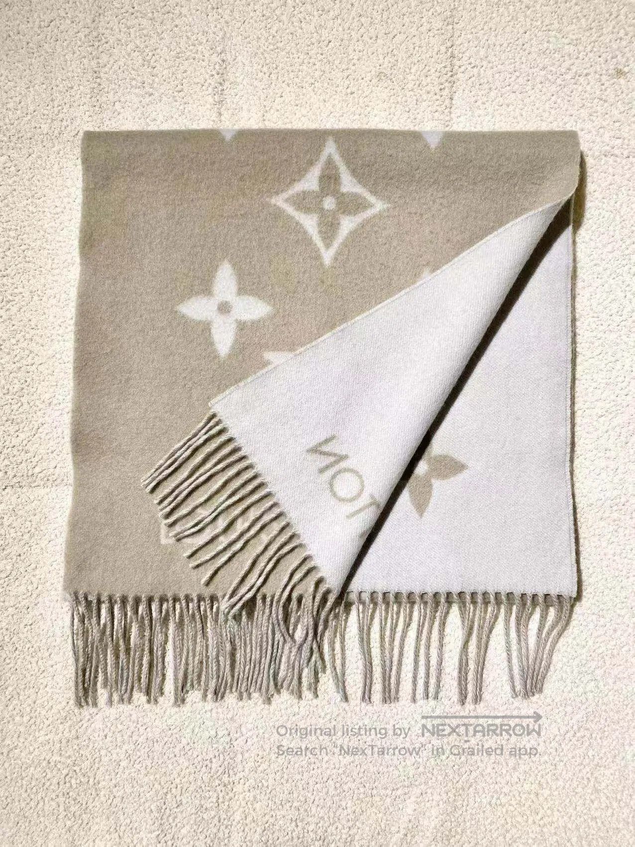 Louis Vuitton Louis Vuitton Presbyon full of printed cashmere scarf| Size ONE SIZE - 2 Thumbnail