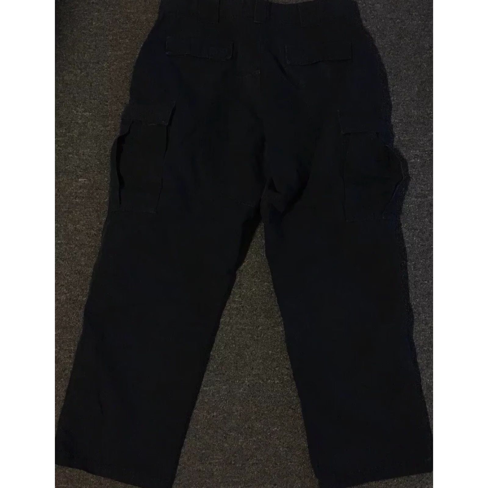 Vintage Vtg Work 511 Cargo Pants Shirt Mens L Navy Blue 90s Grunge Skater Distressed Baggy Vintage 511 Distressed Cargo Pants Large Short 90s Y2K Size US 33 - 2 Thumbnail
