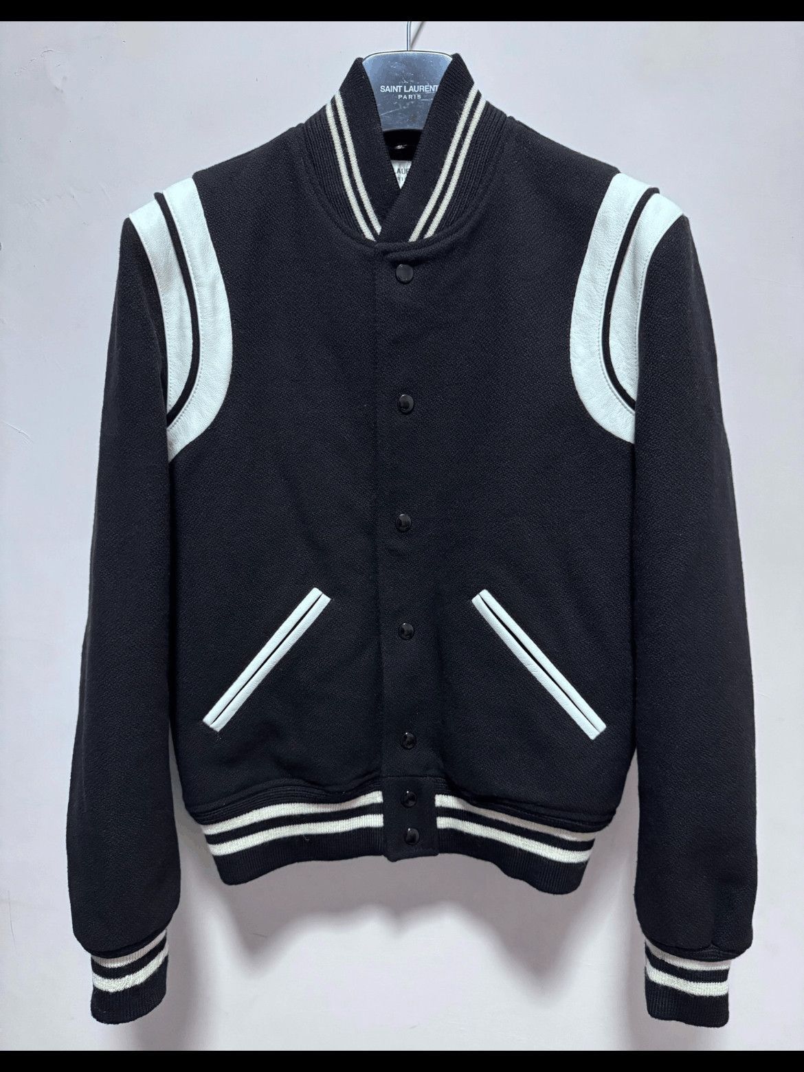 Saint Laurent Paris Sz 46 Saint Laurent Paris 18AW Teddy Jacket-2508 Size US S / EU 44-46 / 1 - 1 Thumbnail