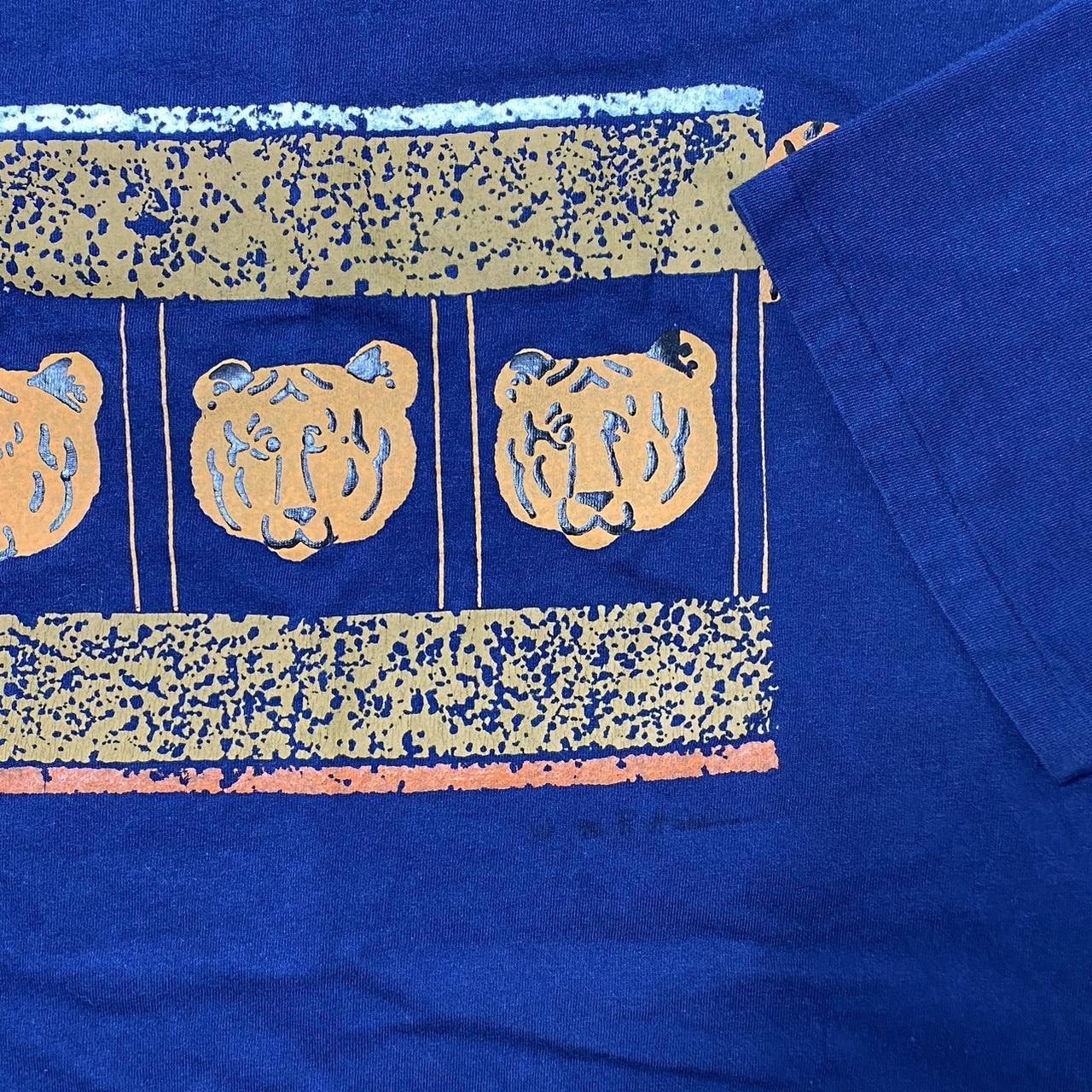 Hanes Vintage Tigers Navy Blue Nature Tee Size XL Size US XL / EU 56 / 4 - 3 Thumbnail