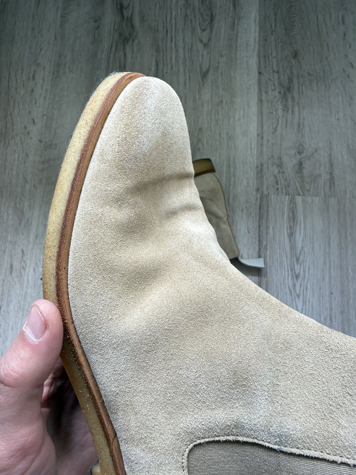 Common Projects Common Projects Beige Chelsea Boots Made in Italy EU40 US7 Size US 7 / EU 40 - 2 Thumbnail