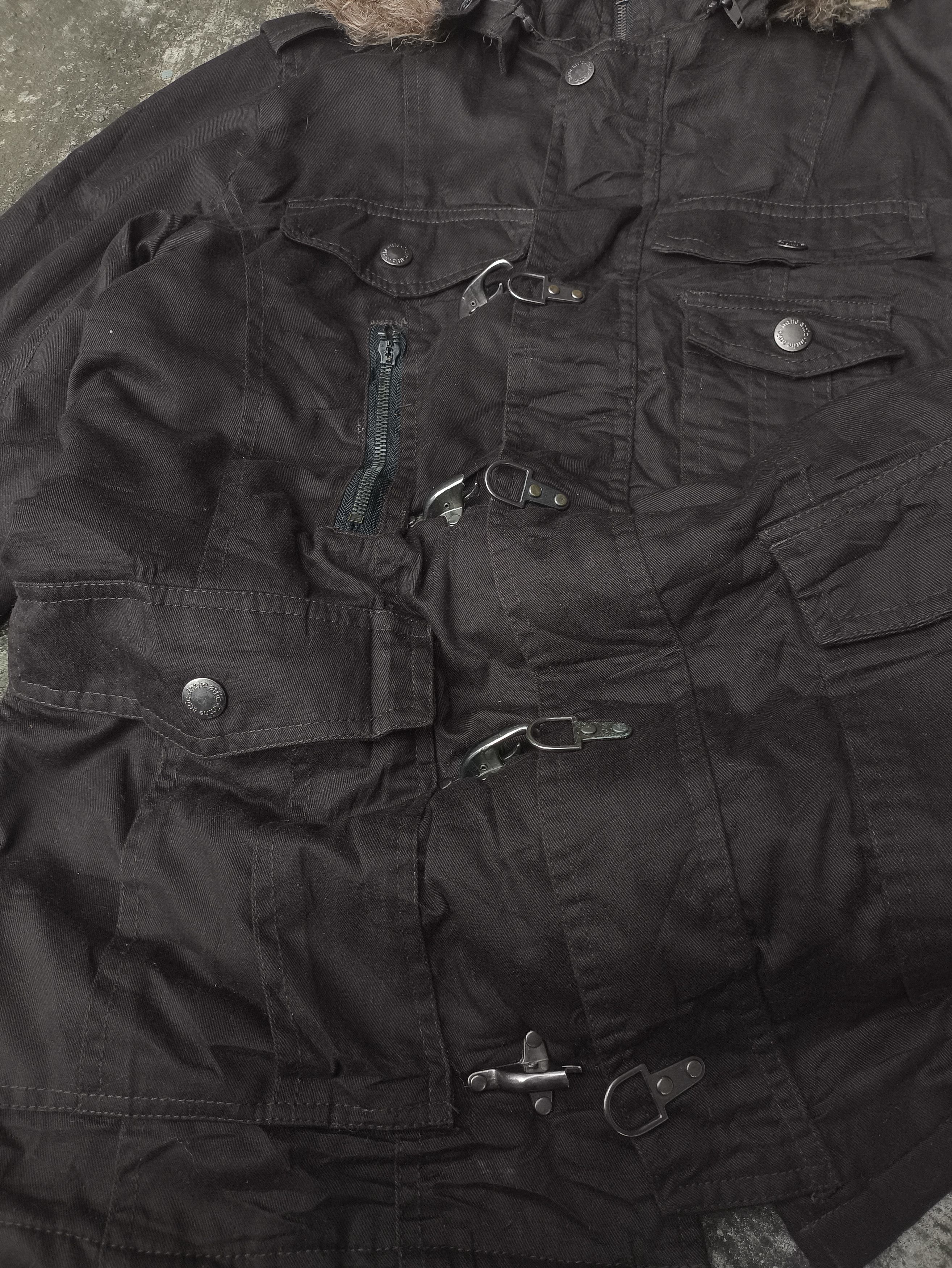 If Six Was Nine intheatic fur racoon utility jacket Size US L / EU 52-54 / 3 - 6 Thumbnail
