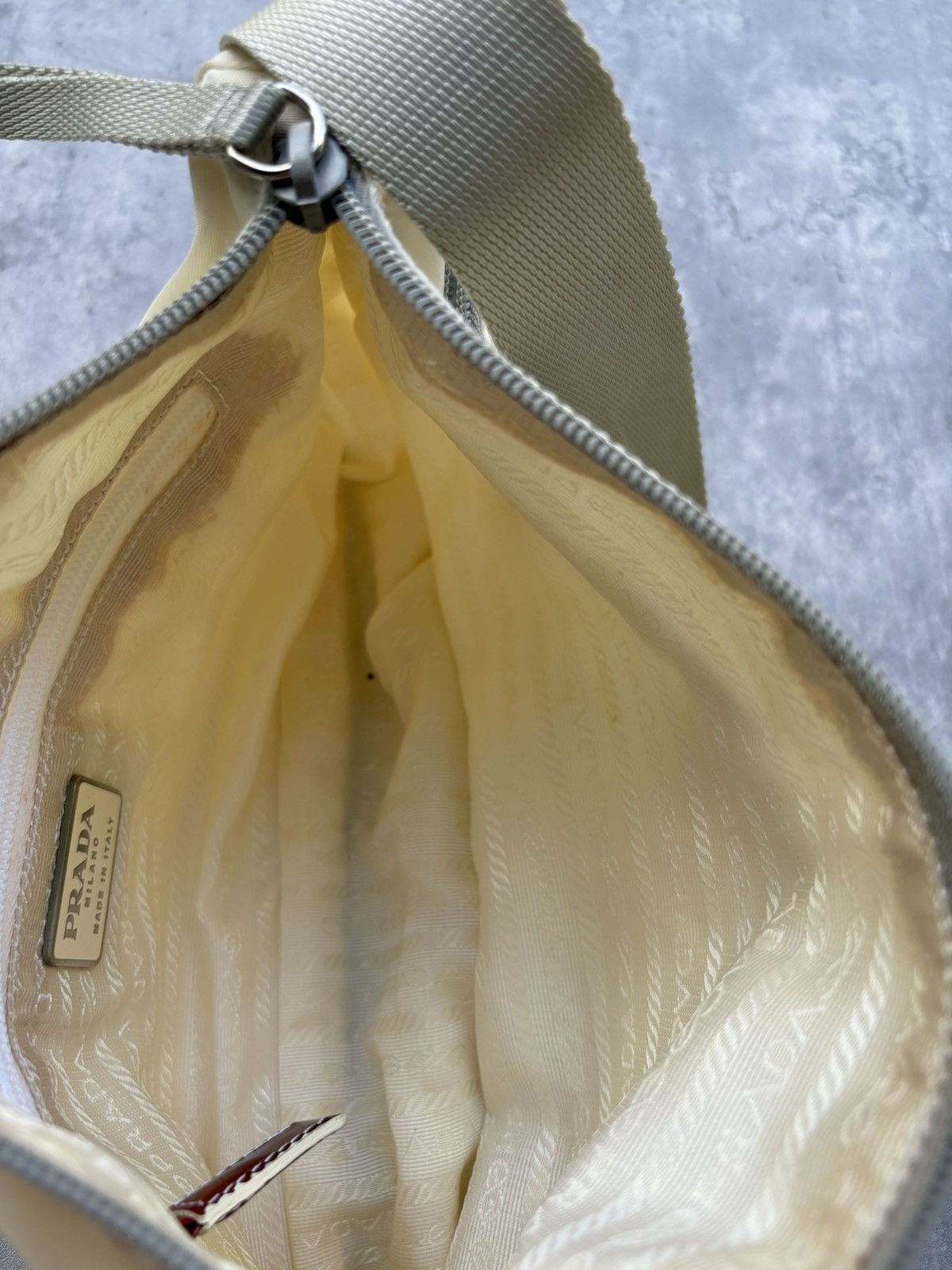Prada Prada Shouldher bag Nylon Cream Size ONE SIZE - 7 Thumbnail