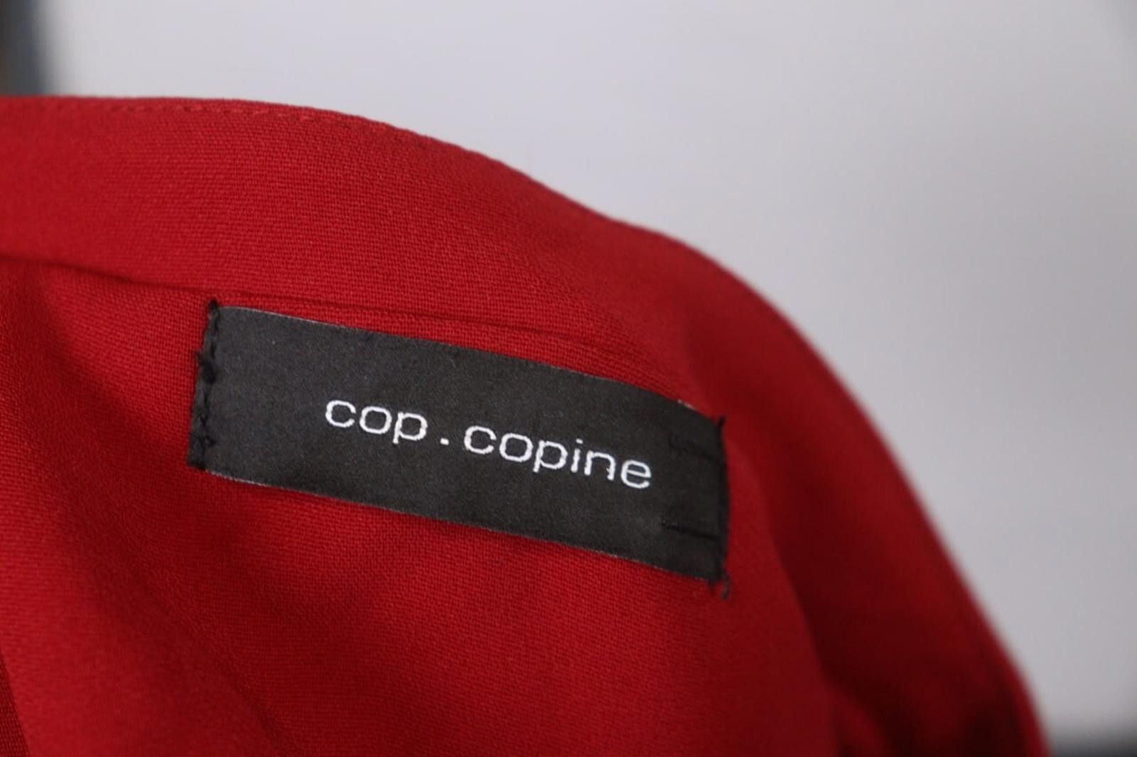 Designer Cop Copine Red Regular Fit Belted Waist Tank Dress Size 36 Size M / US 6-8 / IT 42-44 - 12 Thumbnail
