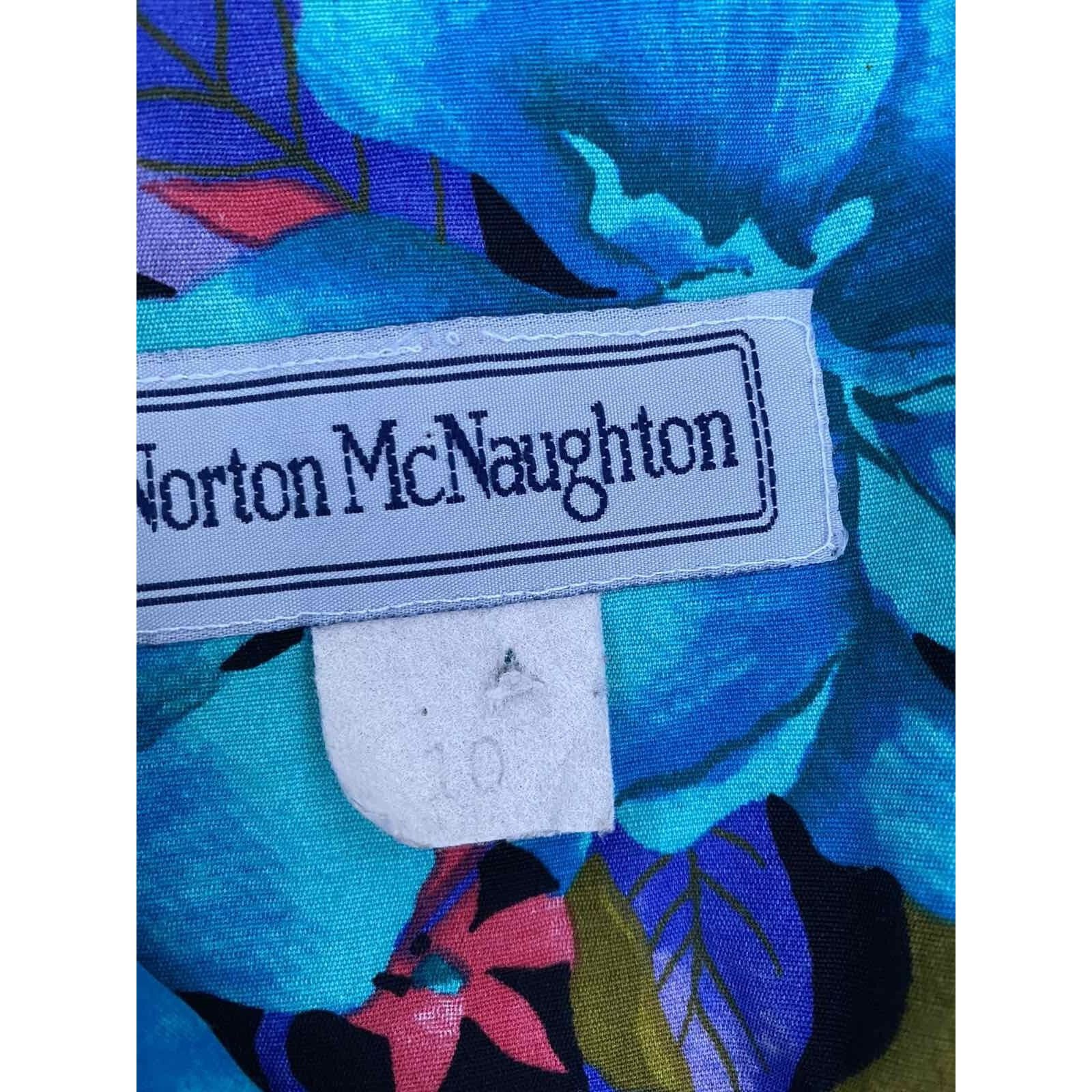 & Other Stories Norton McNaughton Hawaiian Floral Shirt Size 10 A000287 Size L / US 10 / IT 46 - 4 Thumbnail