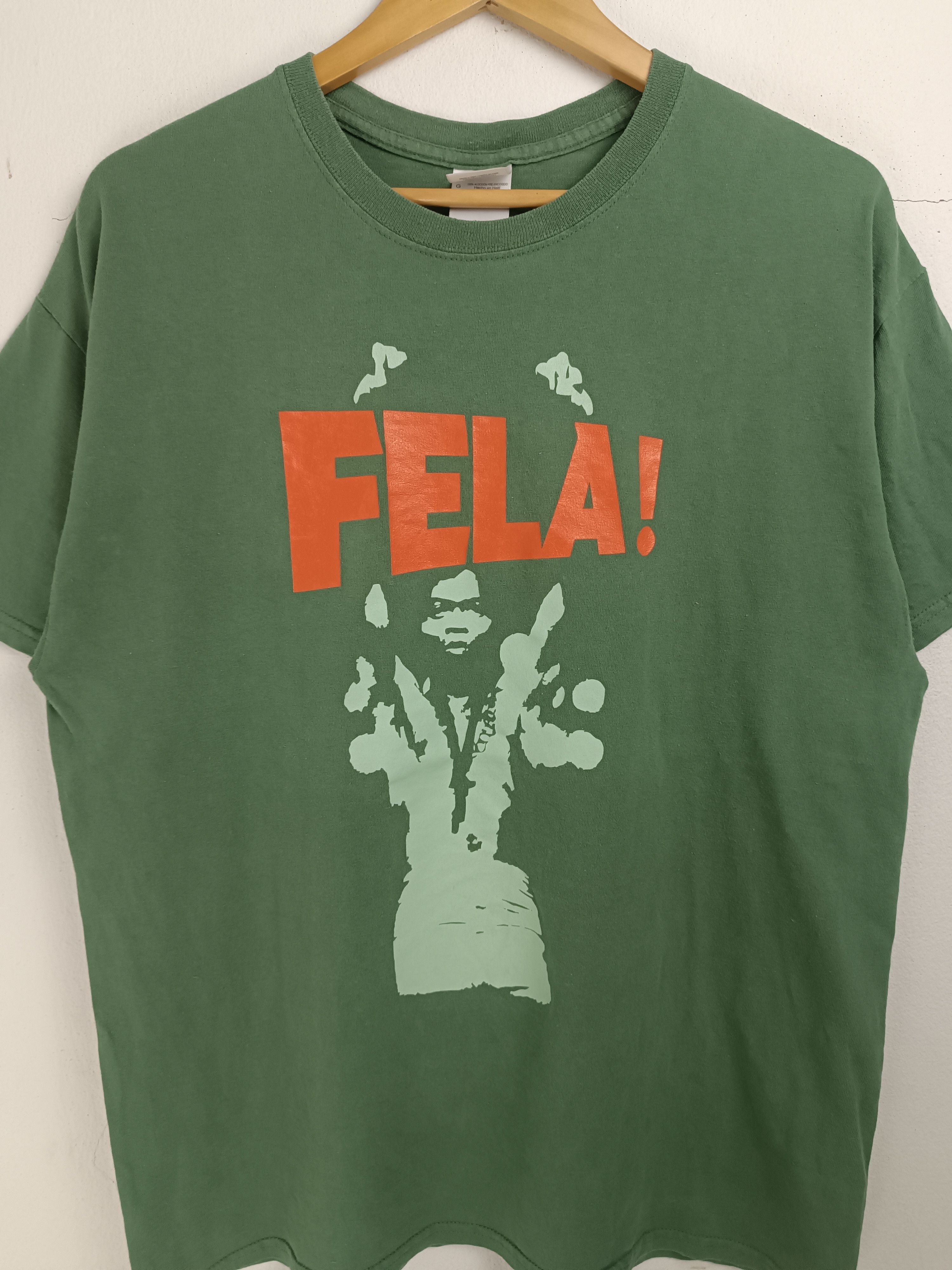 Rap Tees VINTAGE Y2K FELA ANIKLAPO OG AFROBEAT hendrix rage tupac Size US L / EU 52-54 / 3 - 8 Thumbnail