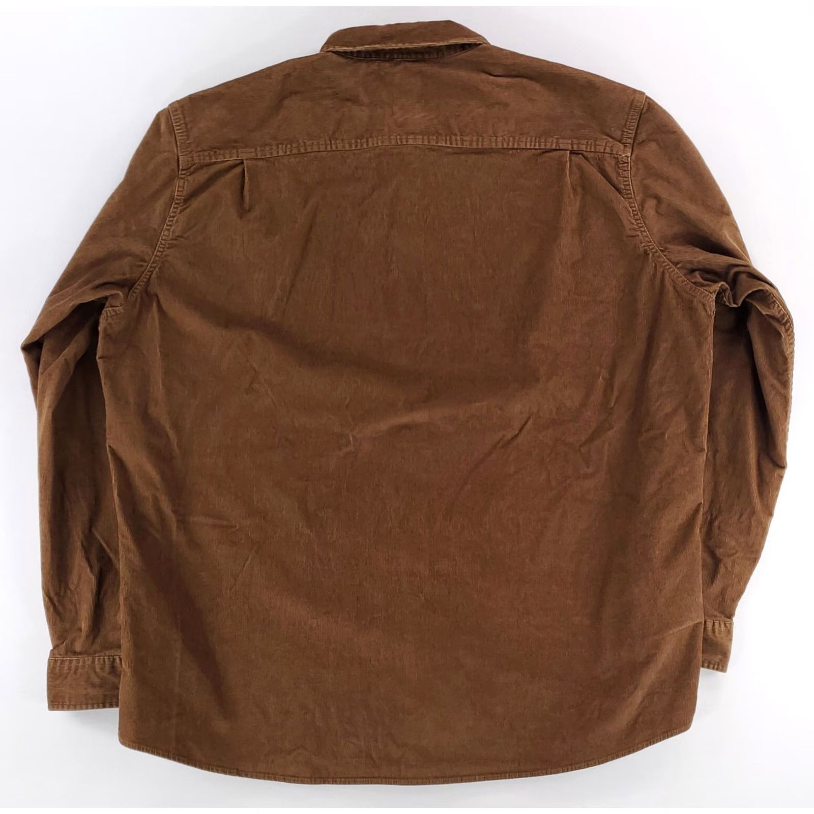 Vintage LL Bean Pinwale Corduroy Button Down Shirt Brown Mens XLT Regular Long Sleeve Button-Down Shirt Mens Brown Corduroy LL Bean XLT Size US XL / EU 56 / 4 - 3 Thumbnail