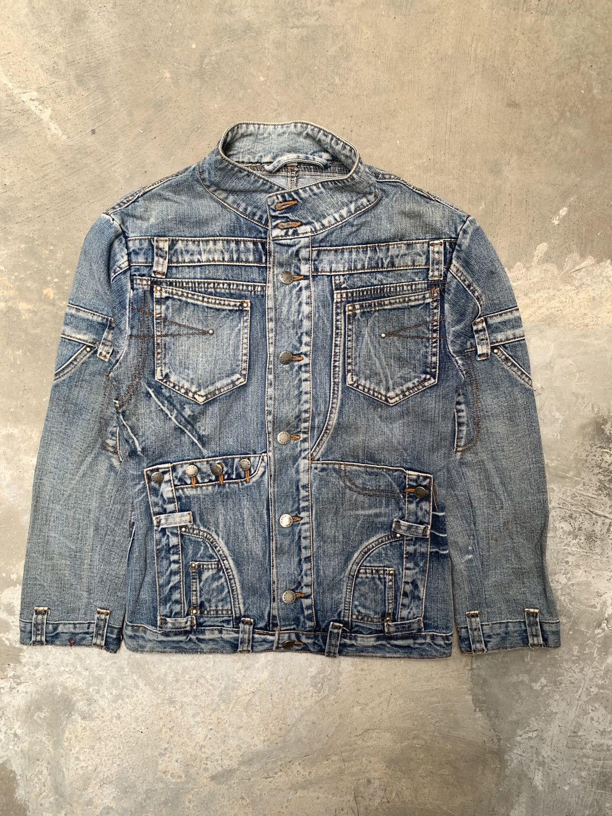 Men's Issey Miyake Denim Jackets | Grailed