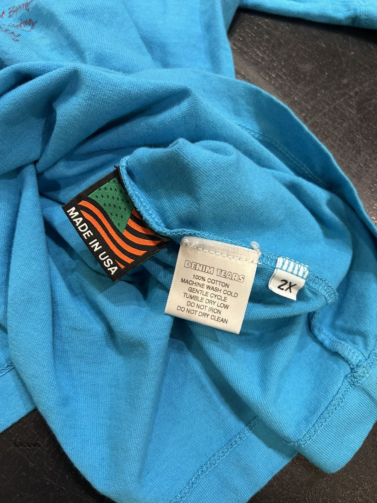 DENIM TEARS Bstroy X Denim Tears Tee Size US XXL / EU 58 / 5 - 4 Thumbnail