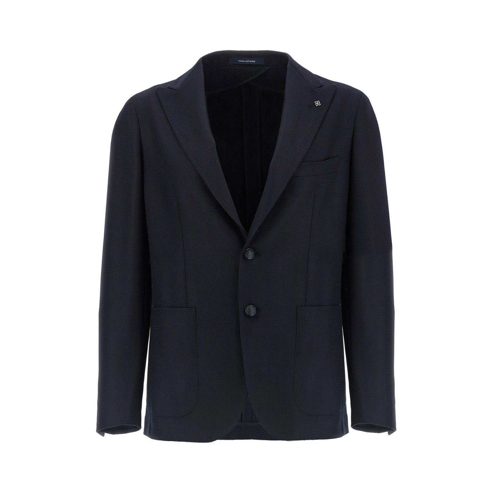 Tagliatore TAGLIATORE Micro Squares Blue Wool Blazer New & Authentic (M Size US XL / EU 56 / 4 - 1 Thumbnail