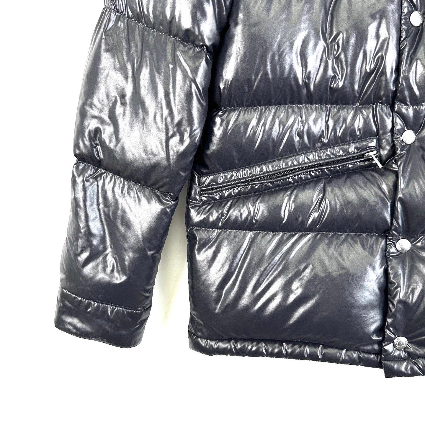 Moncler Moncler Rateua Black Shiny Logo Puffer 3 98% New Size US L / EU 52-54 / 3 - 6 Thumbnail