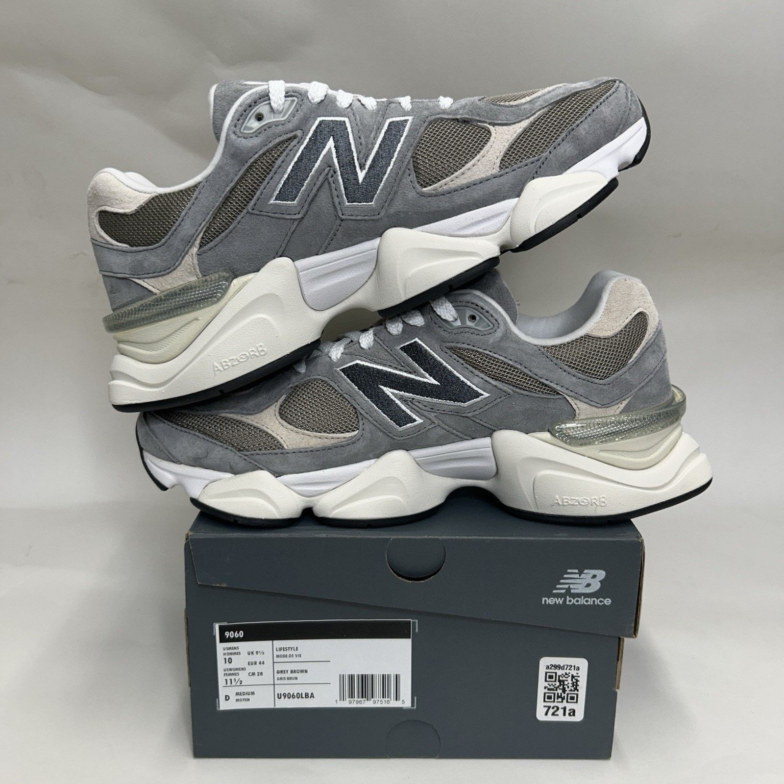 New Balance New Balance 9060 “Slate Grey/Timberwolf” U9060LBA Size US 10 / EU 43 - 3 Thumbnail