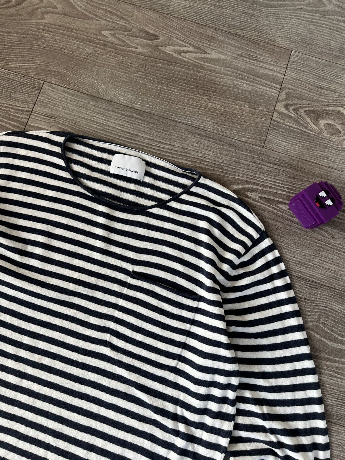Samsoe Samsoe ‼️Archival Samsoe Samsoe Stripes Y2k Opium Long Sleeve Tee‼️ Size US XL / EU 56 / 4 - 11 Thumbnail