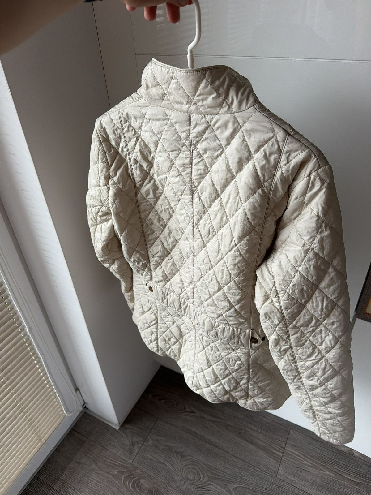 Barbour Vintage Barbour Woman’s Tarn Quilted Avant Garde Jacket Size L / US 10 / IT 46 - 9 Thumbnail