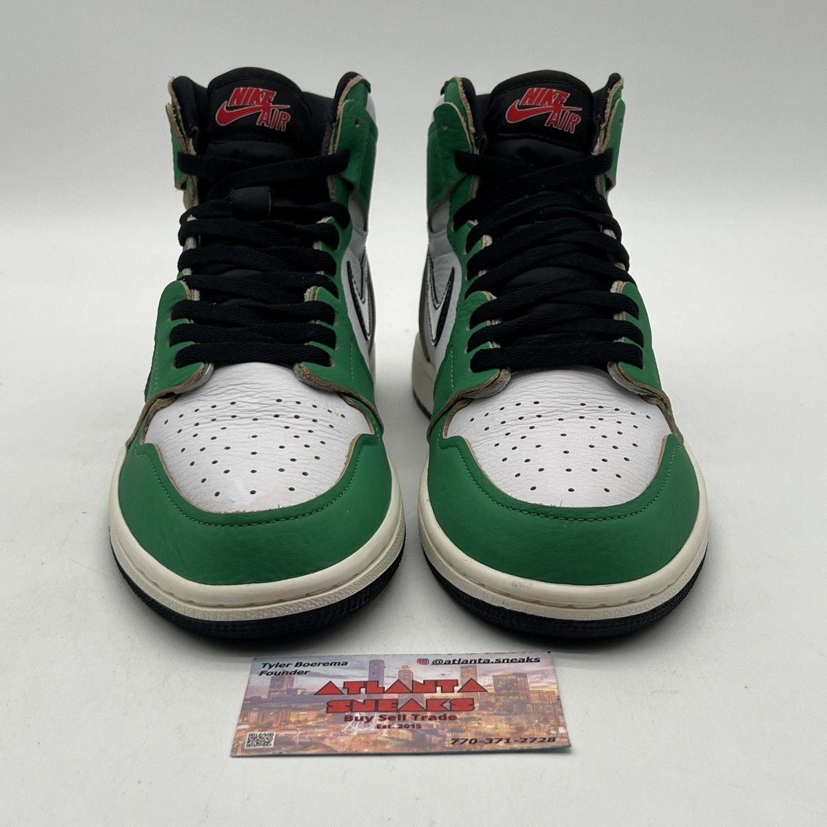 Nike Wmns air Jordan 1 high lucky green Size US 10 / IT 40 - 2 Thumbnail