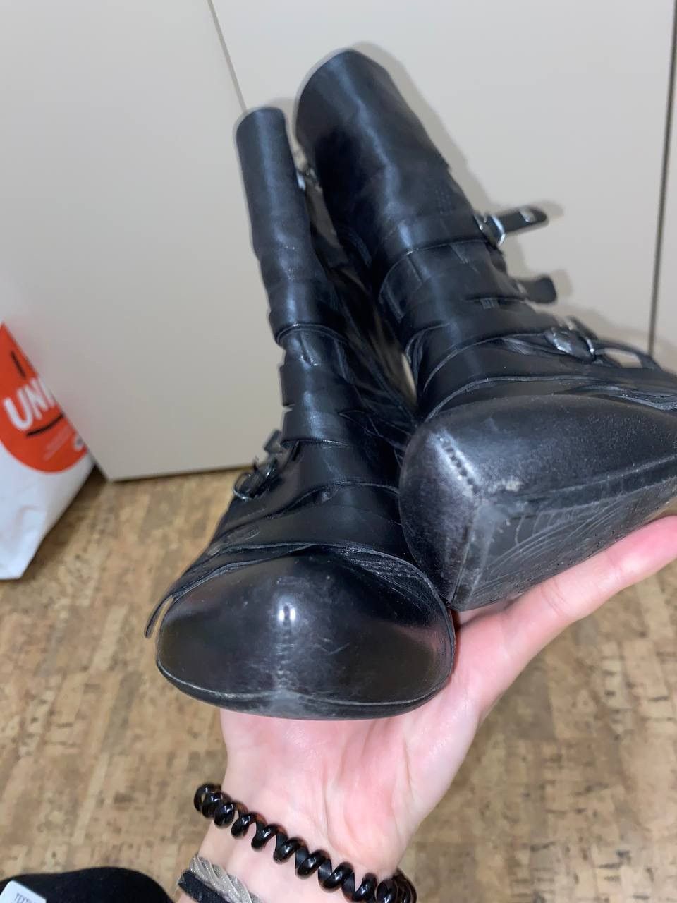 Japanese Brand Bocage Paris Avant-garde boxing leather shoes Japanese style Size US 7 / IT 37 - 21 Thumbnail