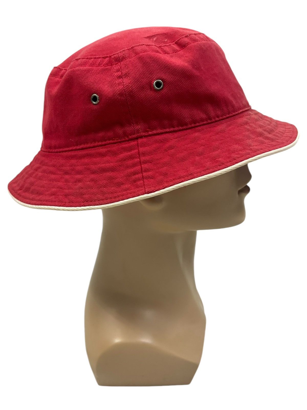YMC Vintage 2000s Y2K YMCA Faded Embroidered Logo Bucket Hat Size ONE SIZE - 4 Thumbnail