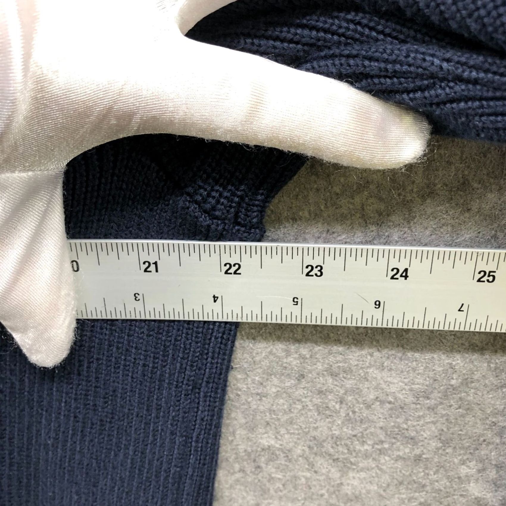 Banana Republic Banana Republic Full Zip Sweater Mens L Navy Blue Supima Cotton Blend Knit Band Collar Casual Fall Winter Mens L Blue Satin Not Applicable Size US L / EU 52-54 / 3 - 7 Thumbnail
