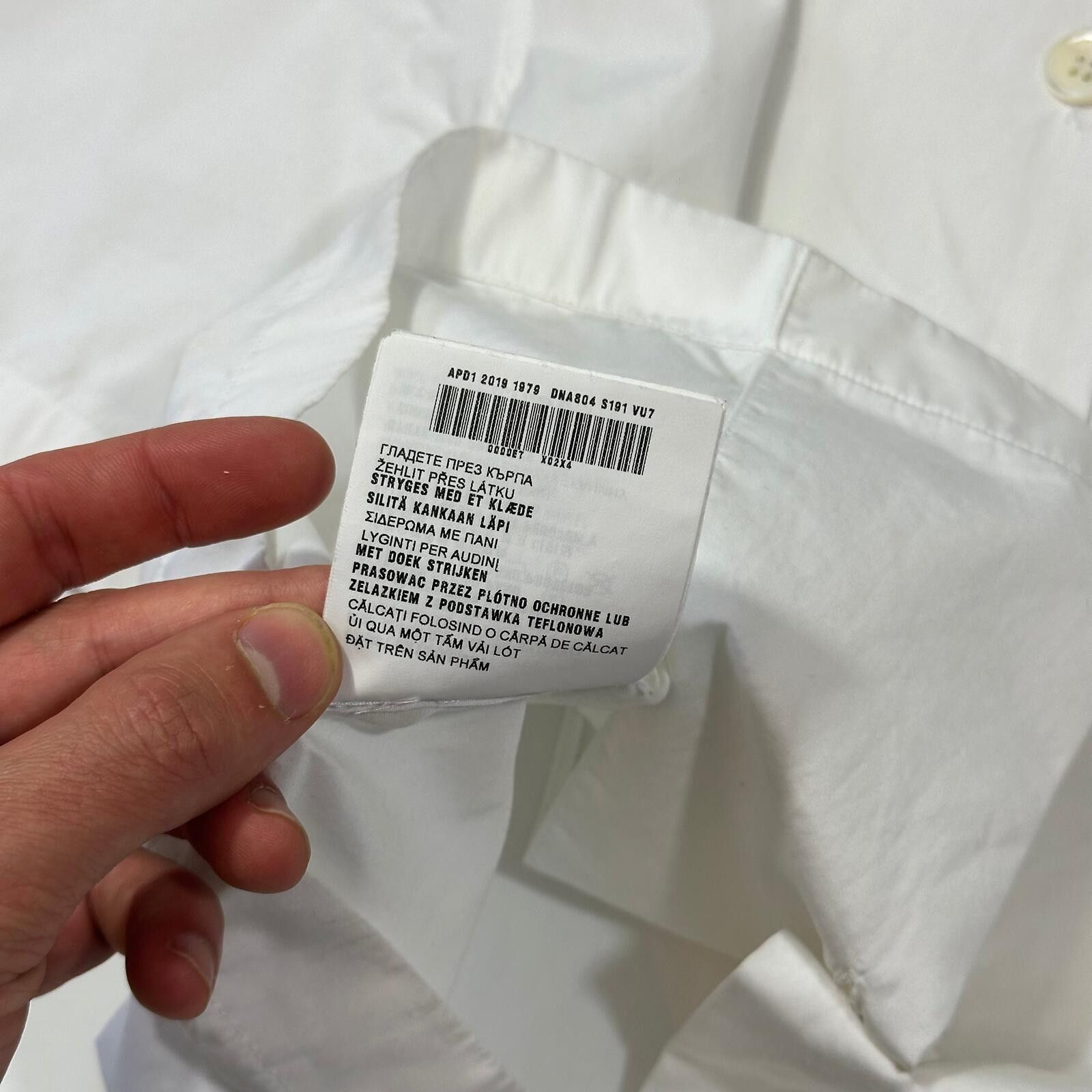 Prada Prada Milano 2019 Camp Collar Triangle Logo Boxy Shirt IT38 Size S / US 4 / IT 40 - 5 Thumbnail