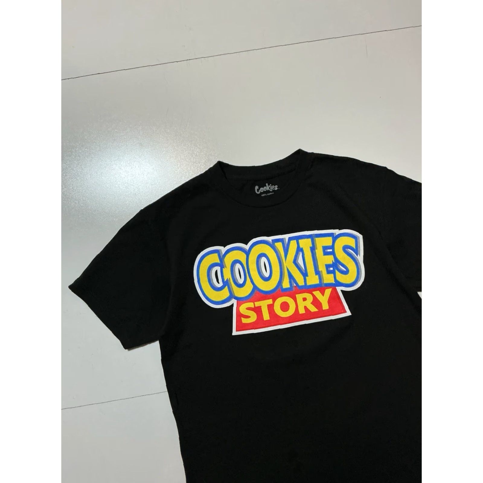 Vintage Cookies SF Toy Story Black Graphic Short Sleeve Crewneck T-Shirt M Mens Size US M / EU 48-50 / 2 - 3 Thumbnail
