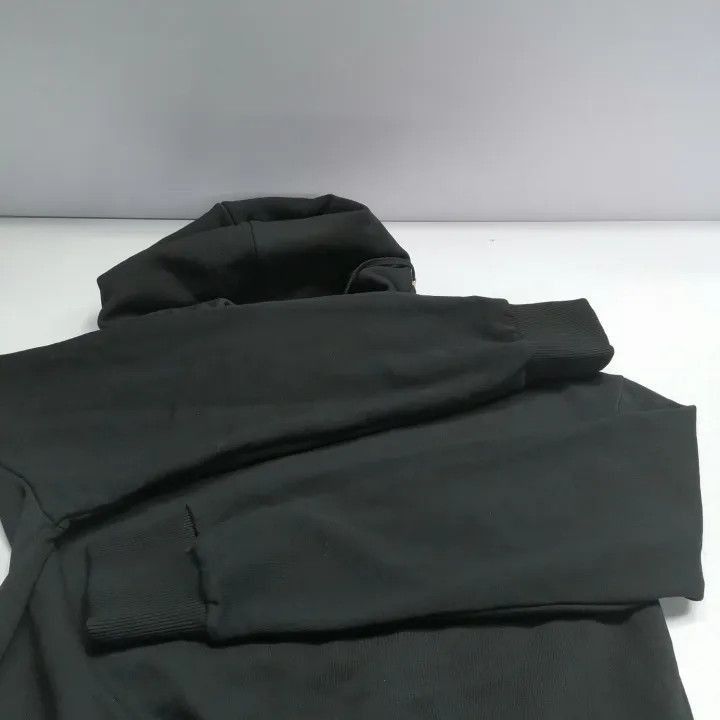 Balmain Balmain SS22 Black Logo Hoodie for Women -2507 Size M / US 6-8 / IT 42-44 - 8 Thumbnail