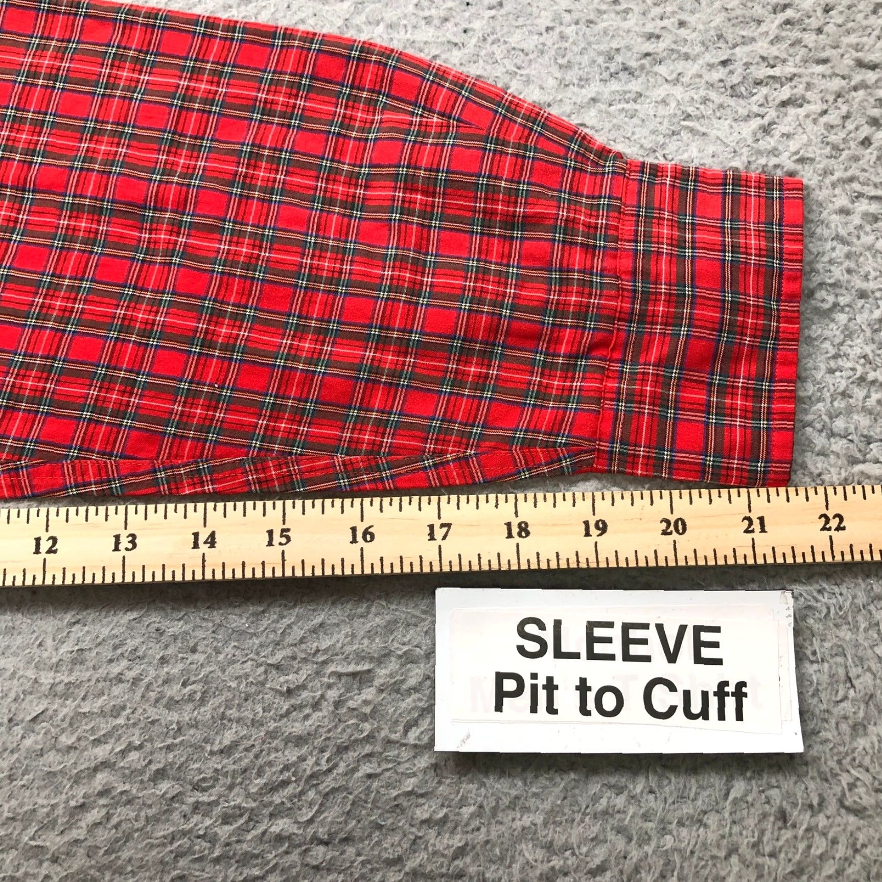 Vintage VINTAGE Woolrich Button-Up Shirt Men XL Long Sleeve Plaid Red White Green Shirt Size US XL / EU 56 / 4 - 8 Thumbnail