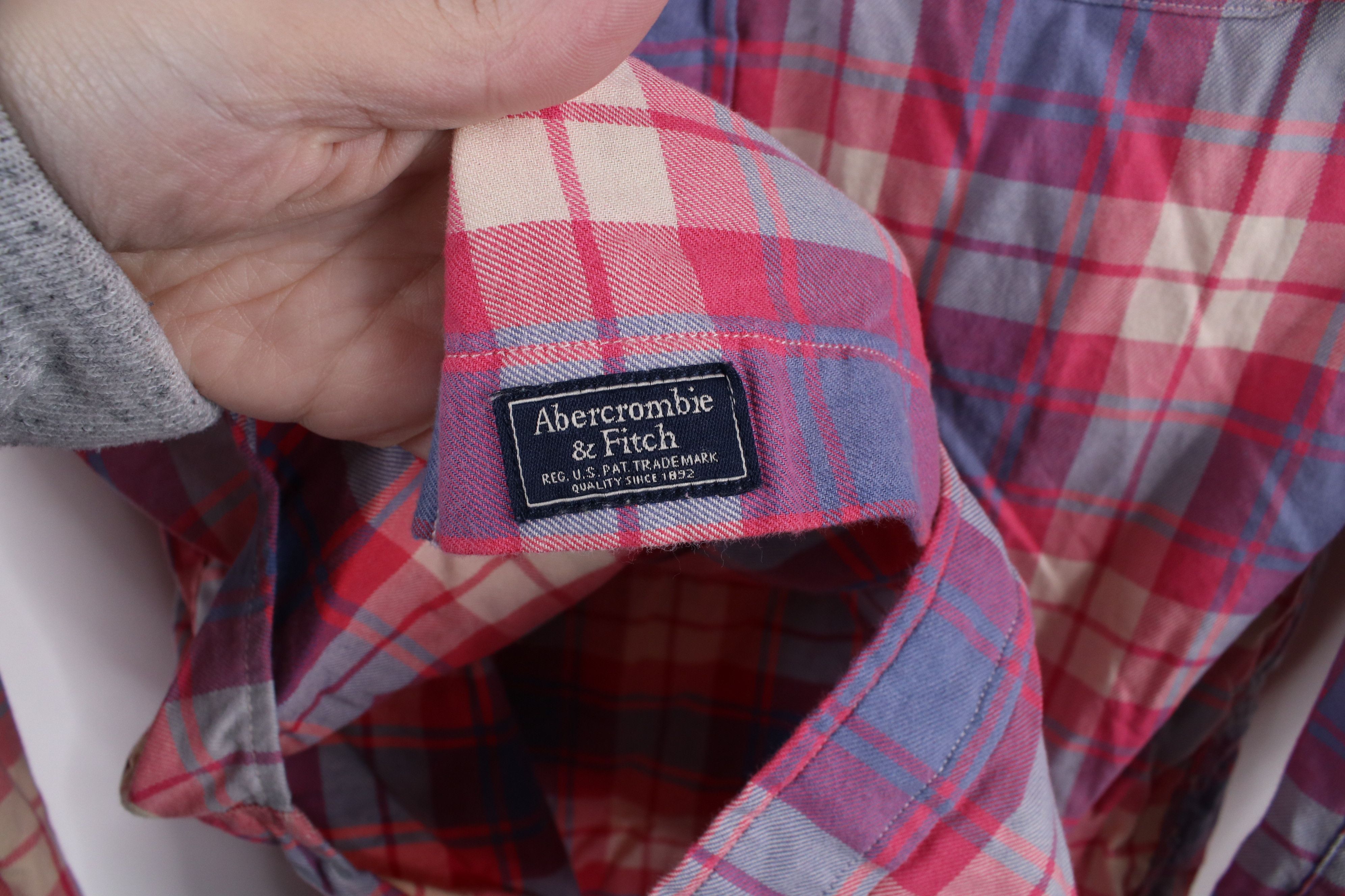 Abercrombie & Fitch × Vintage Vintage Y2K Abercrombie & Fitch Button Down Shirt Plaid Size US S / EU 44-46 / 1 - 4 Thumbnail