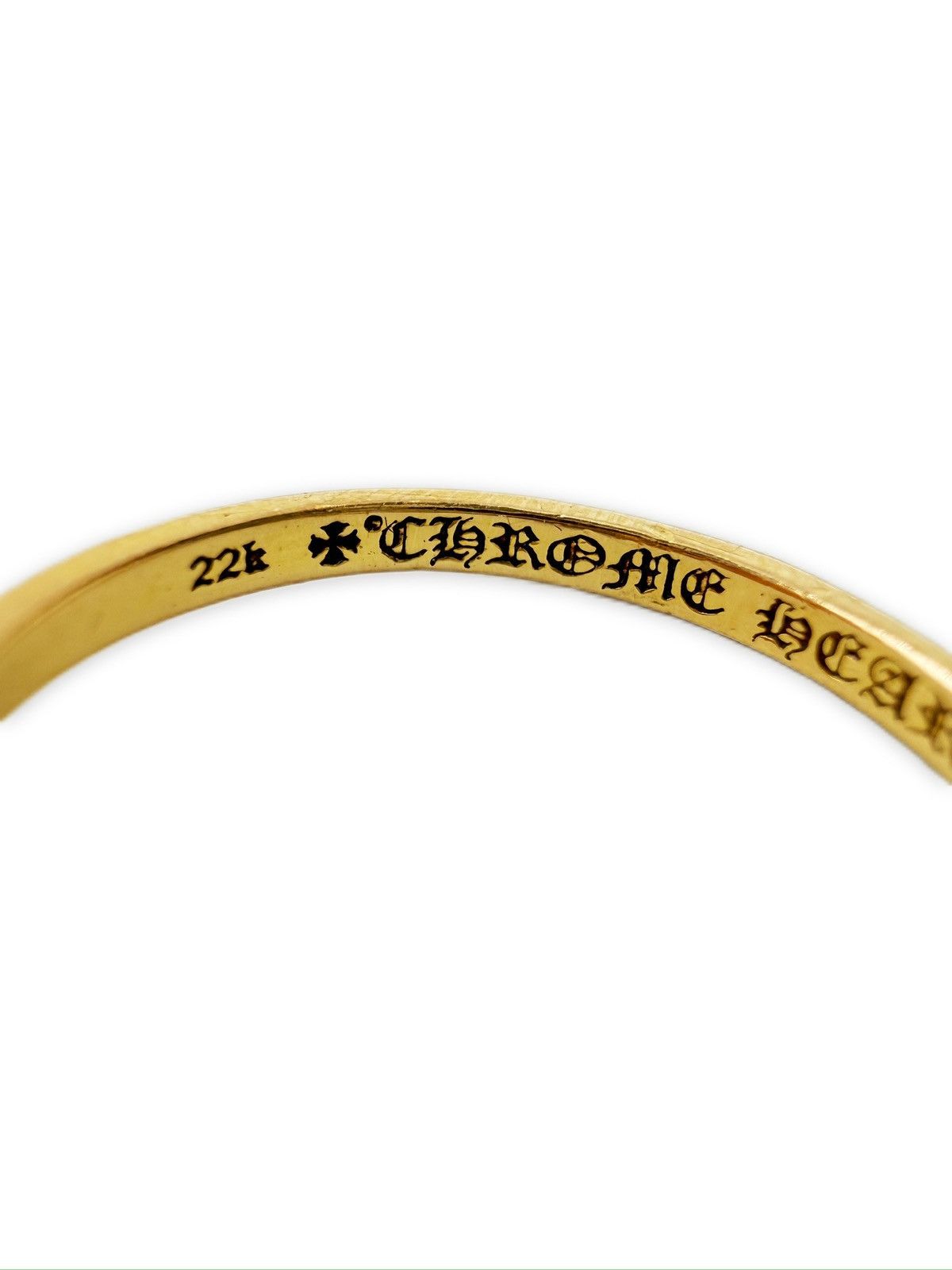 Chrome Hearts Chrome Hearts 22k Gold Factory Diamond Set Plus Ring Size ONE SIZE - 3 Thumbnail