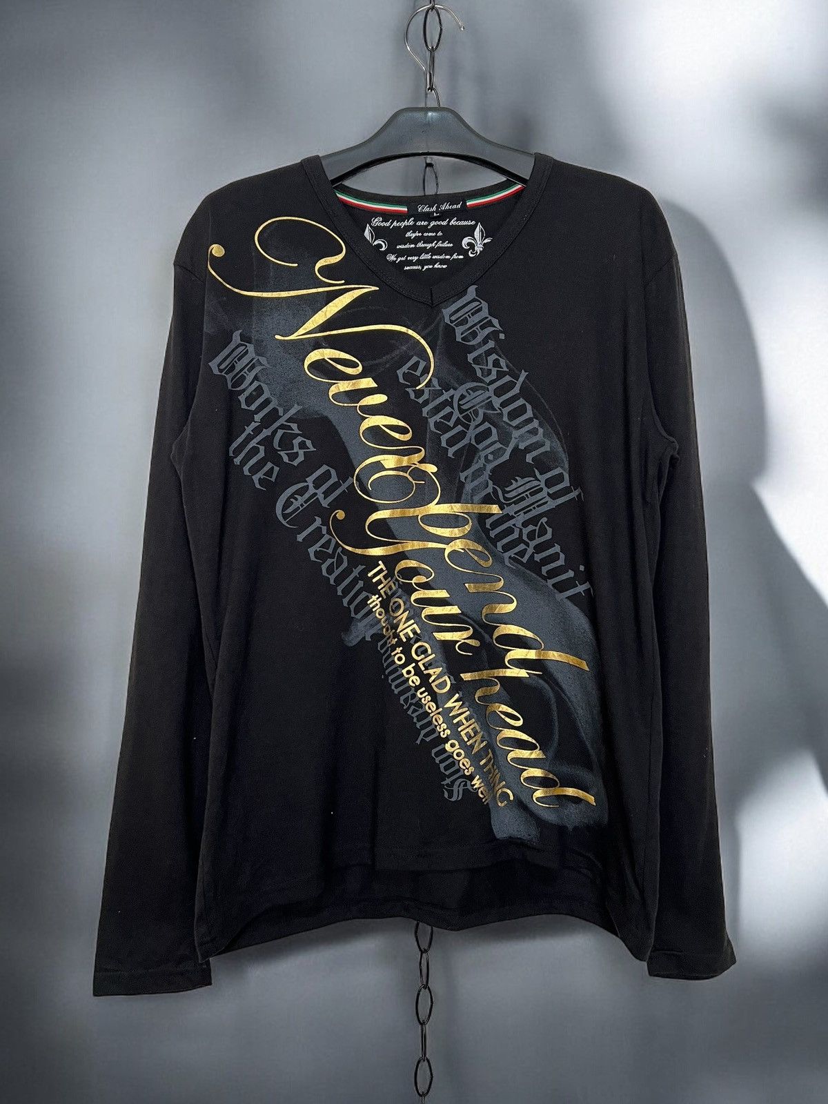 Japanese Brand Clash ahead Japanese poem long slevee tee Size US L / EU 52-54 / 3 - 2 Thumbnail