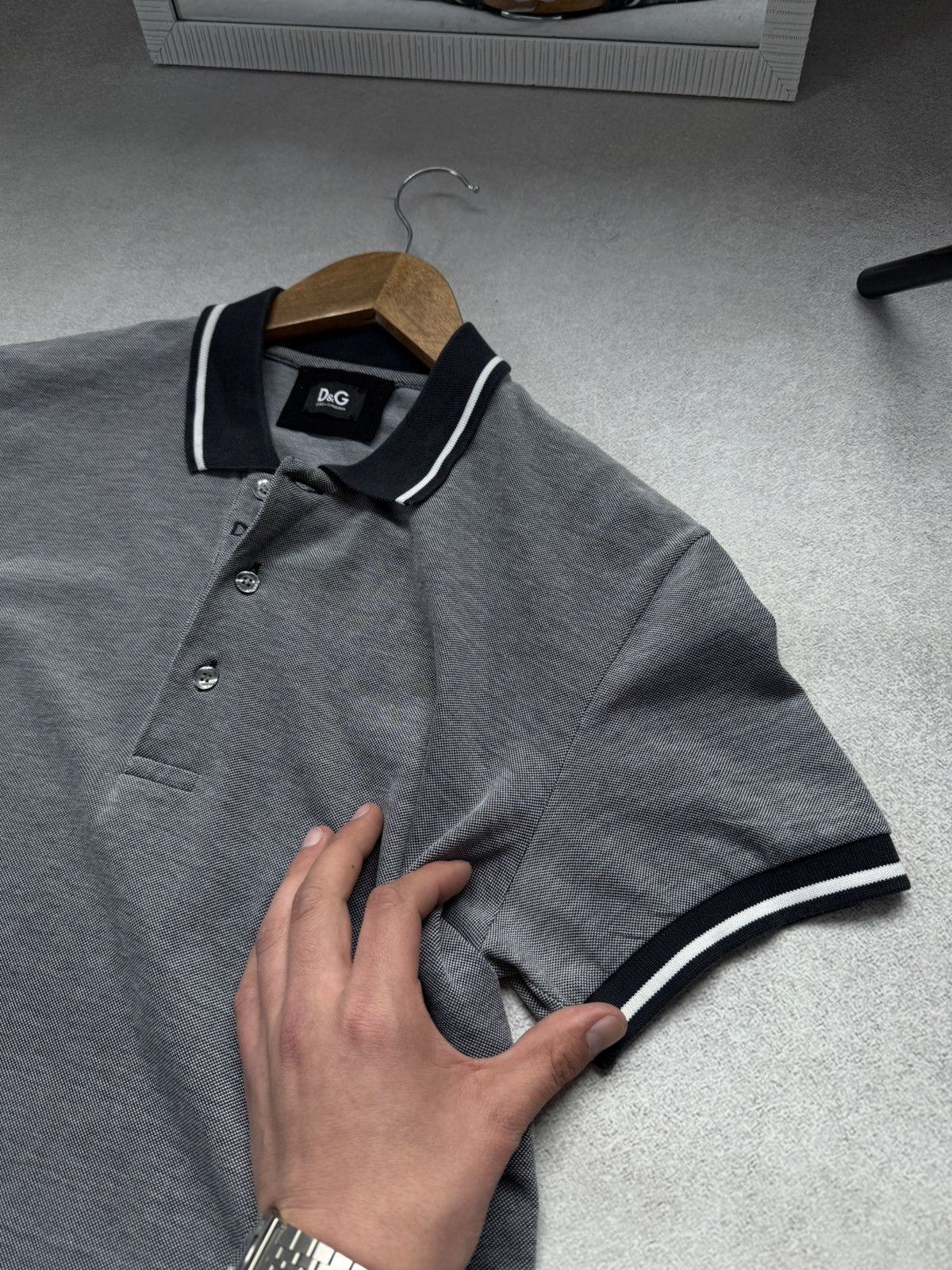 Dolce & Gabbana Dolce & Gabbana Polo Shirt Logo Men’s Luxury Made In Italy Size US M / EU 48-50 / 2 - 4 Thumbnail