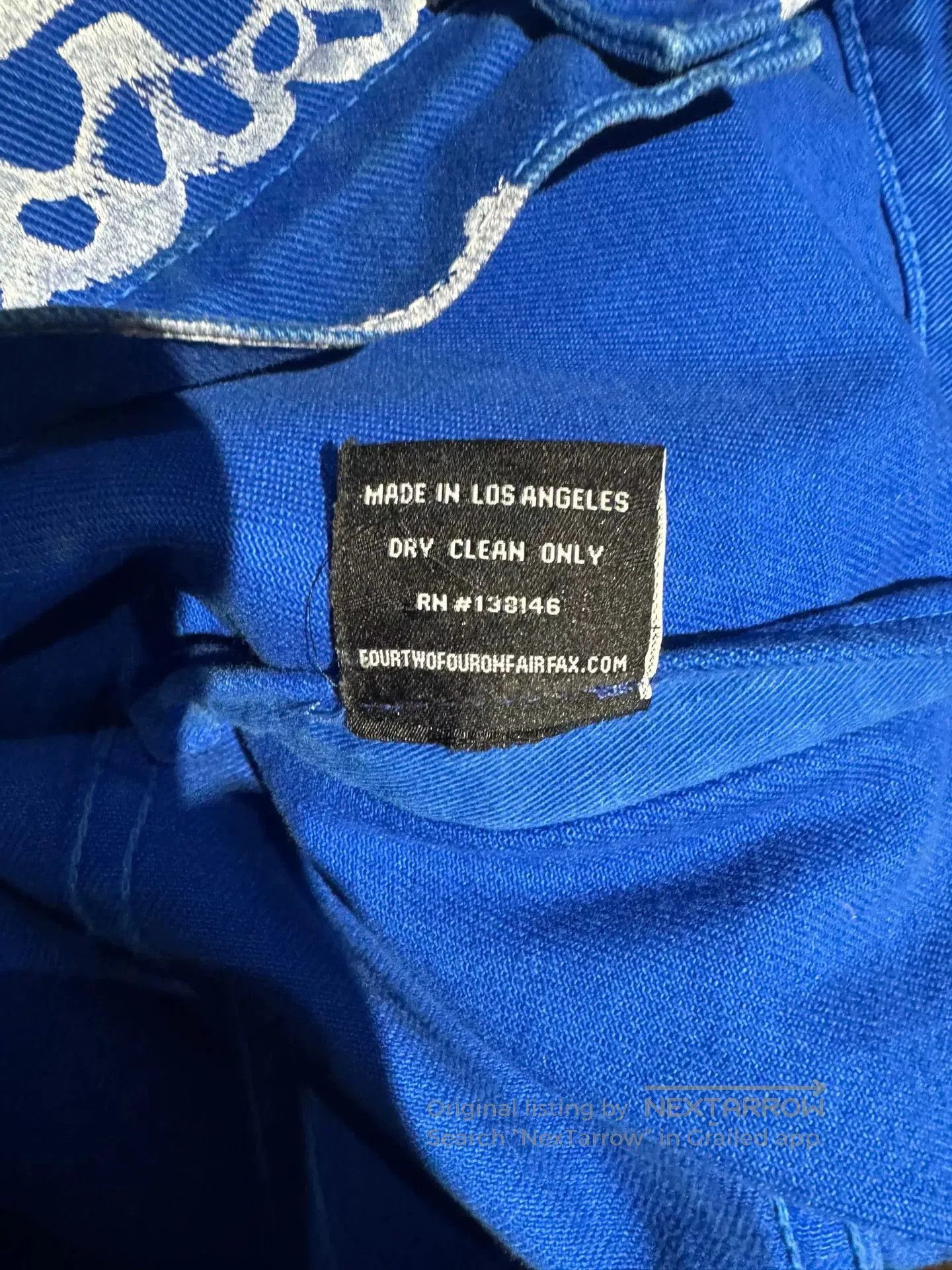 424 424 Bandana Print Denim Jacket. Size US L / EU 52-54 / 3 - 5 Thumbnail