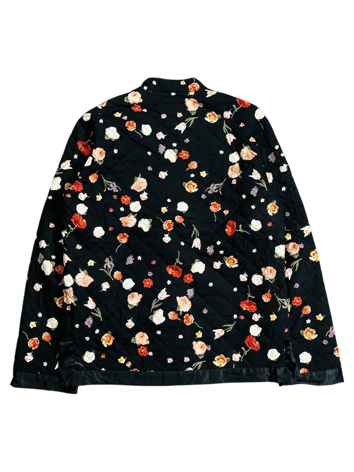 20471120 1980s Isao Kaneko - Fantasy Floral Cheongsam Jacket Size L / US 10 / IT 46 - 2 Thumbnail