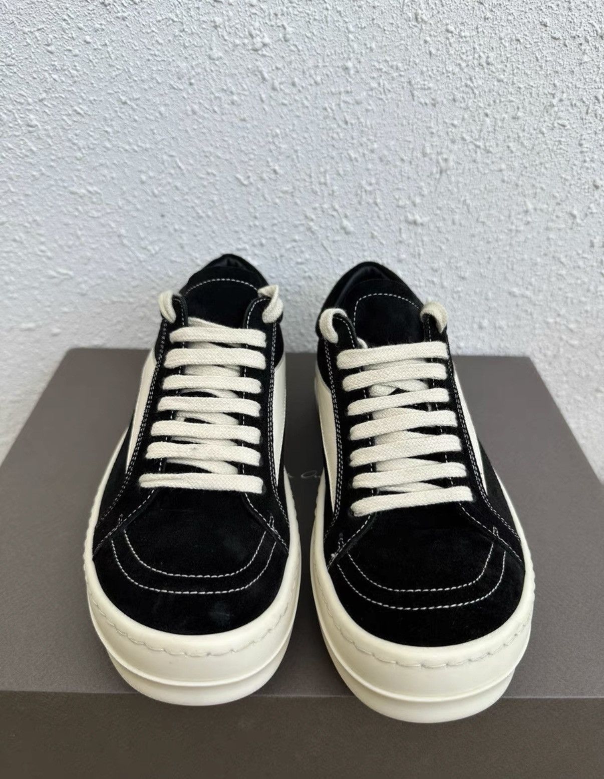 Rick Owens Rick Owens 24SS women's velvet suede Vans-inspired shoes Size US 7 / IT 37 - 3 Thumbnail