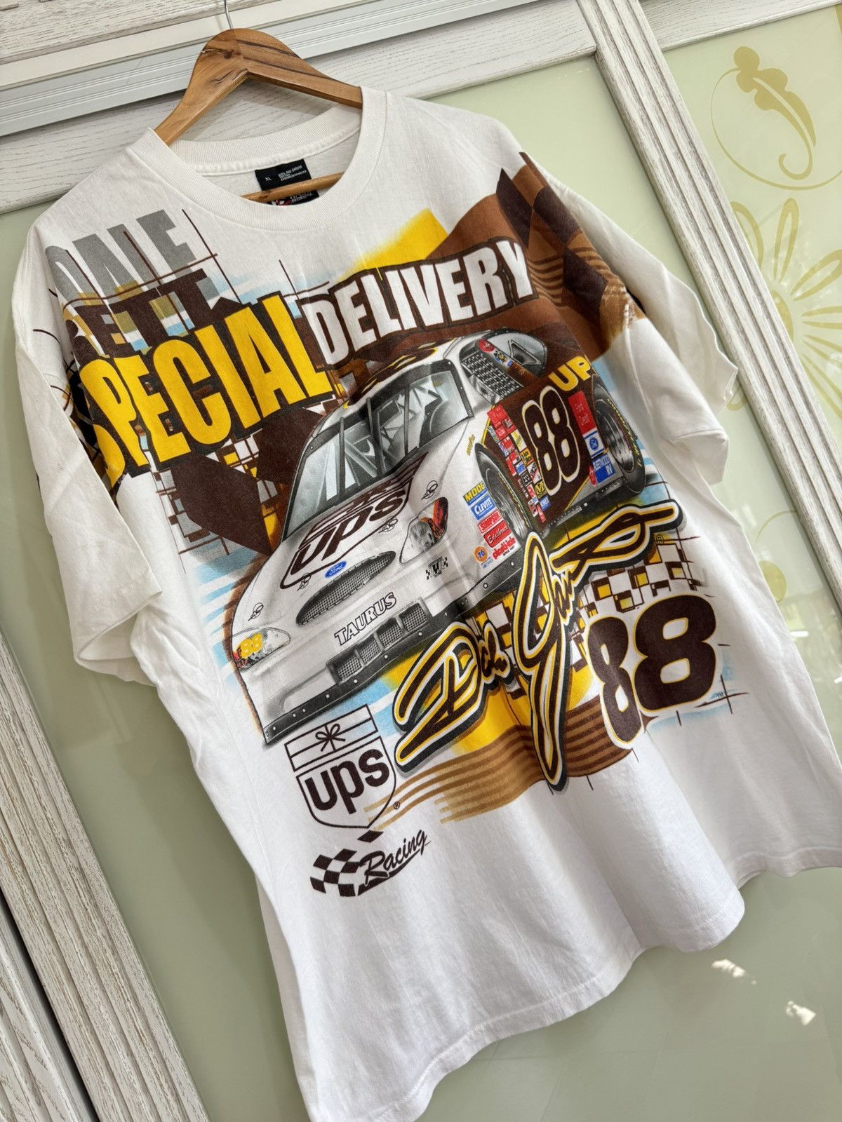 Chase Authentics × NASCAR × Vintage Vintage Nascar Dale Jarrett Tee Chase Authentic Racing Shirt Size US XL / EU 56 / 4 - 6 Thumbnail
