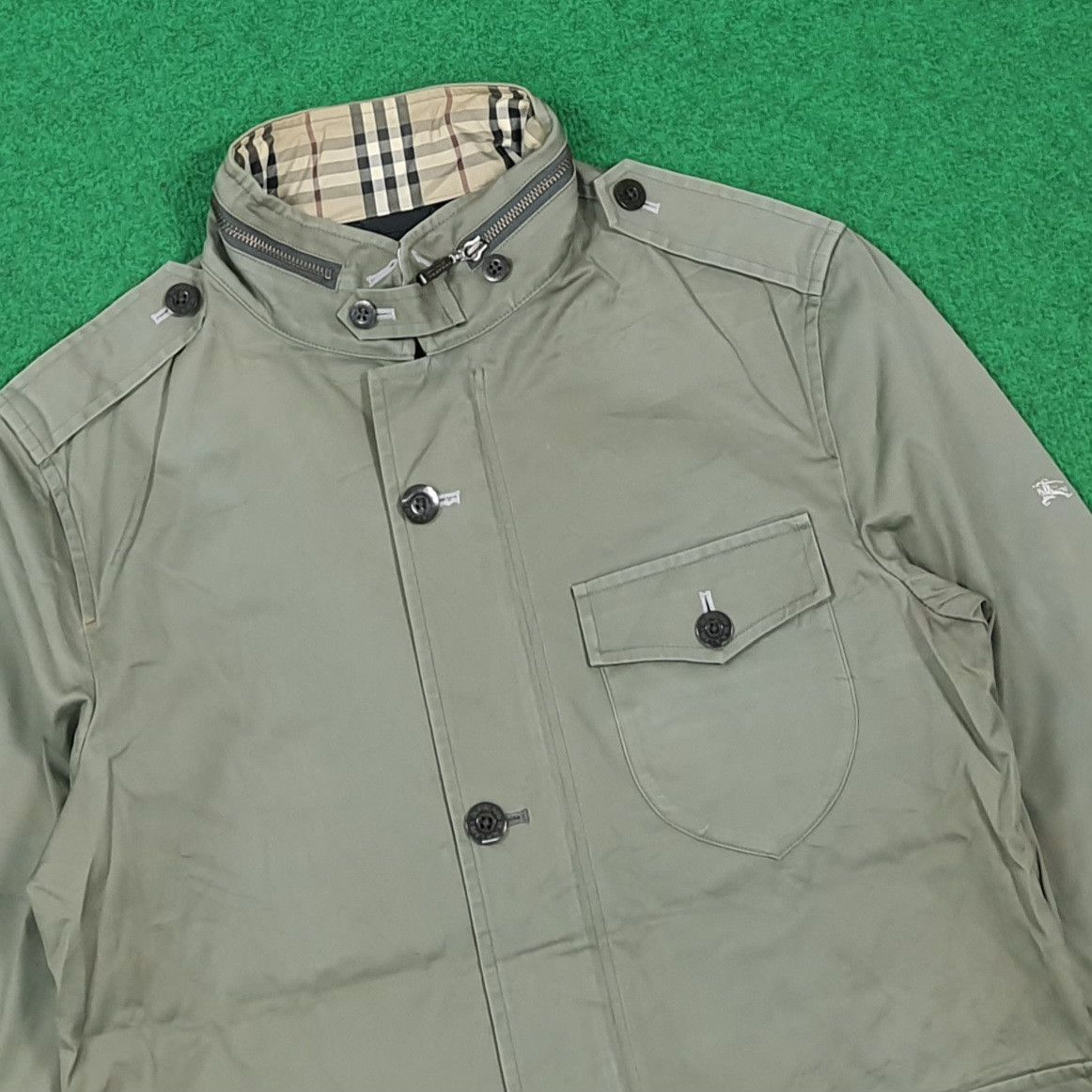 Burberry Vintage Burberry Black Label Military Field Jacket C287N18 Size US S / EU 44-46 / 1 - 4 Thumbnail
