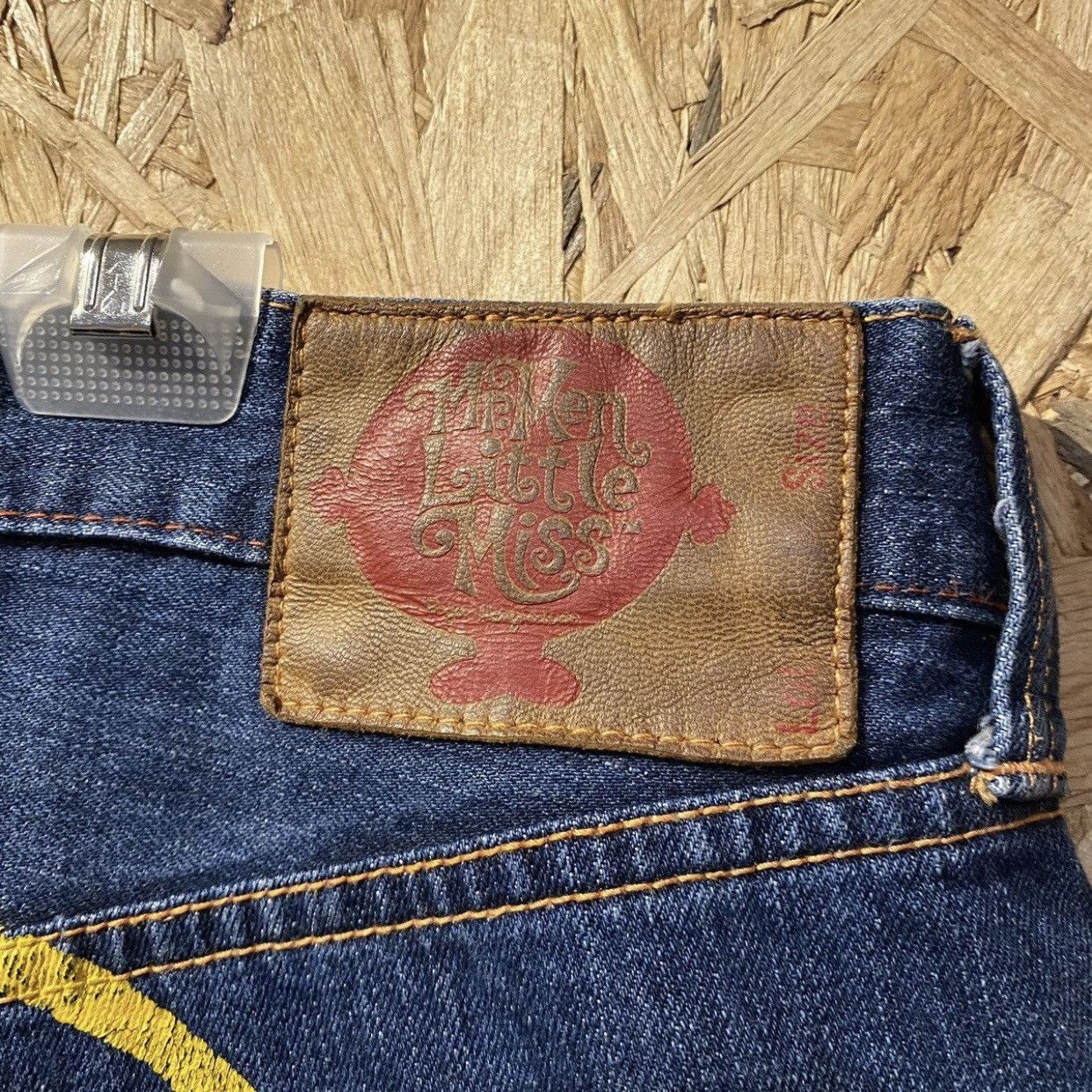 Beauty Beast Rare And Beautiful Mr. Men Little Miss Big Logo Denim Jeans Size US 34 / EU 50 - 4 Thumbnail