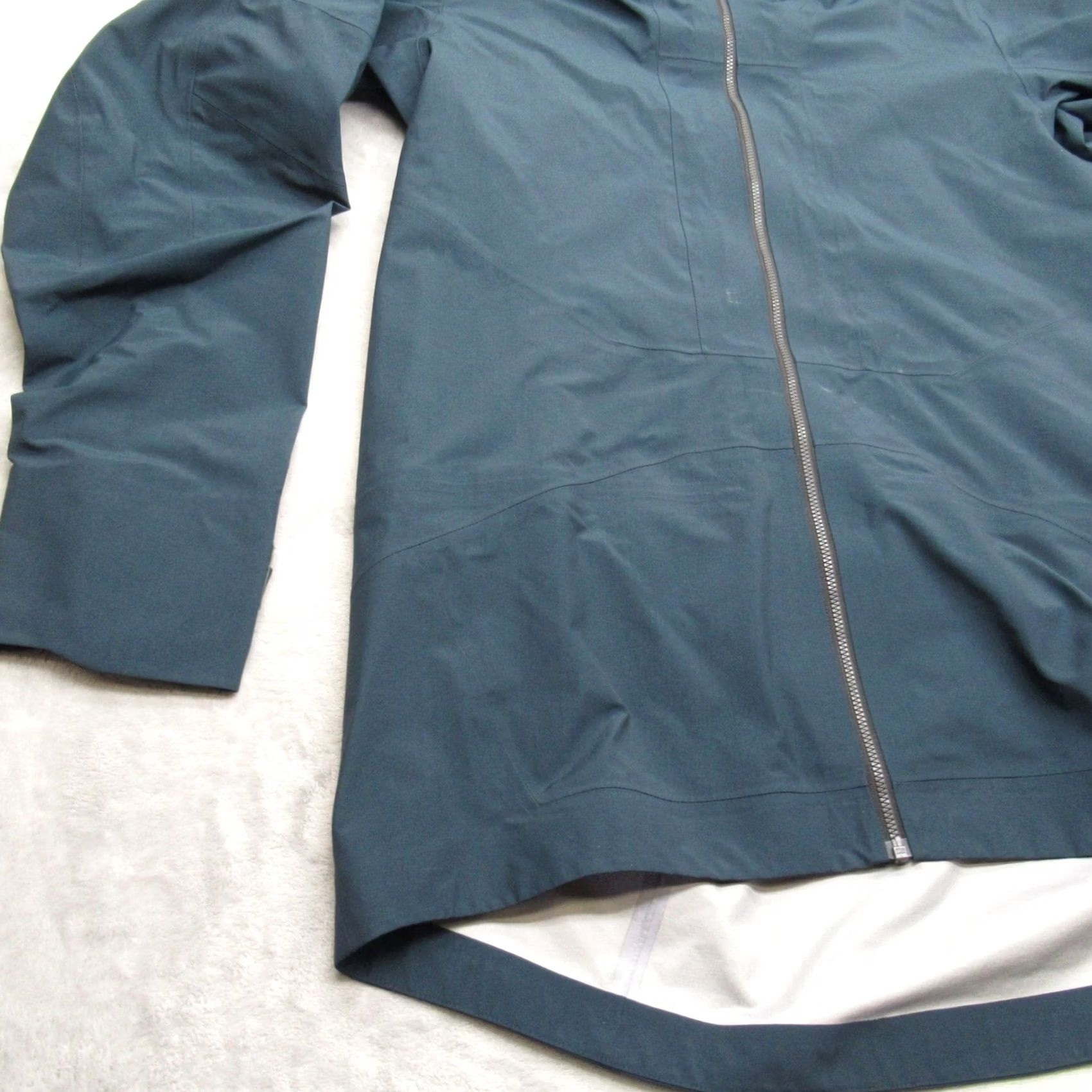 Vintage Waterproof Jacket Mens M Regular Hooded Rain Coat Green Full Zip Seams Weather Wind-Resistant Outdoor Jacket Mens Size US M / EU 48-50 / 2 - 4 Thumbnail