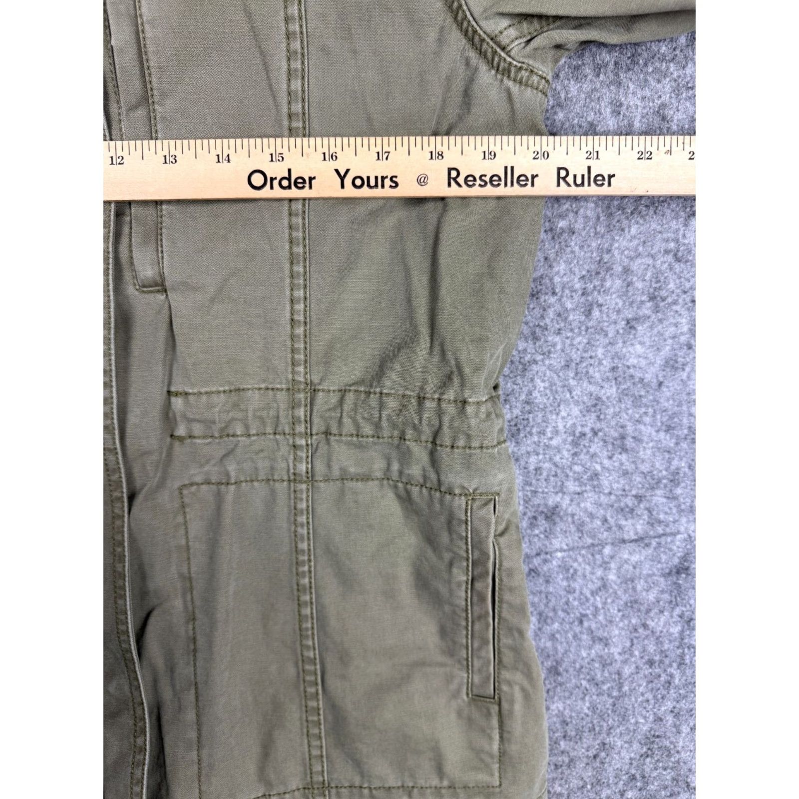 Marine Layer VINTAGE? NEVADA Jacket Women L Green Military Style Chore Zip Canvas Marine Layer Jacket Size L / US 10 / IT 46 - 7 Thumbnail