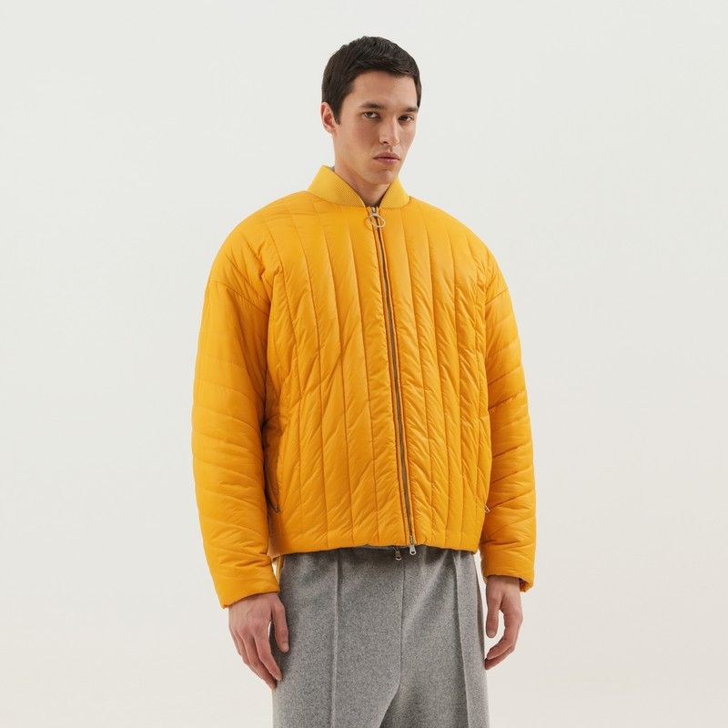1989 STUDIO 1989 Studio Yellow Quilted Down Jacket Size US S / EU 44-46 / 1 - 1 Thumbnail