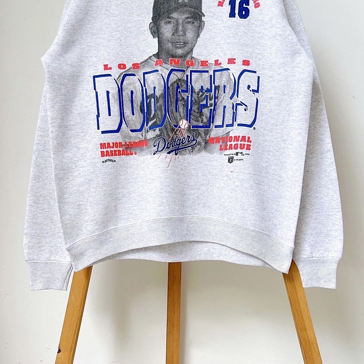 Nutmeg × Vintage 90s Hideo Nomo Los Angeles Dodgers player MLB sweatshirt/ M Size US M / EU 48-50 / 2 - 4 Thumbnail