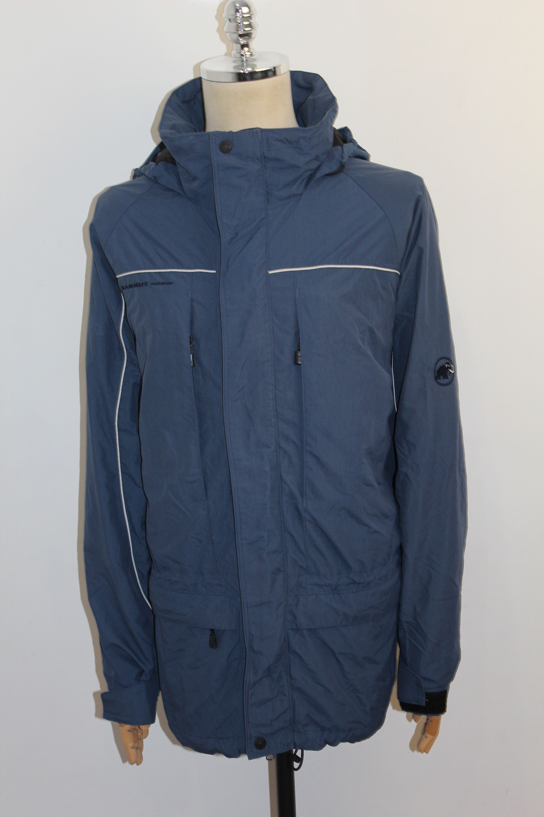 Mammut MAMMUT Dry Tech Waterproof Blue Jacket Size US XL / EU 56 / 4 - 2 Thumbnail