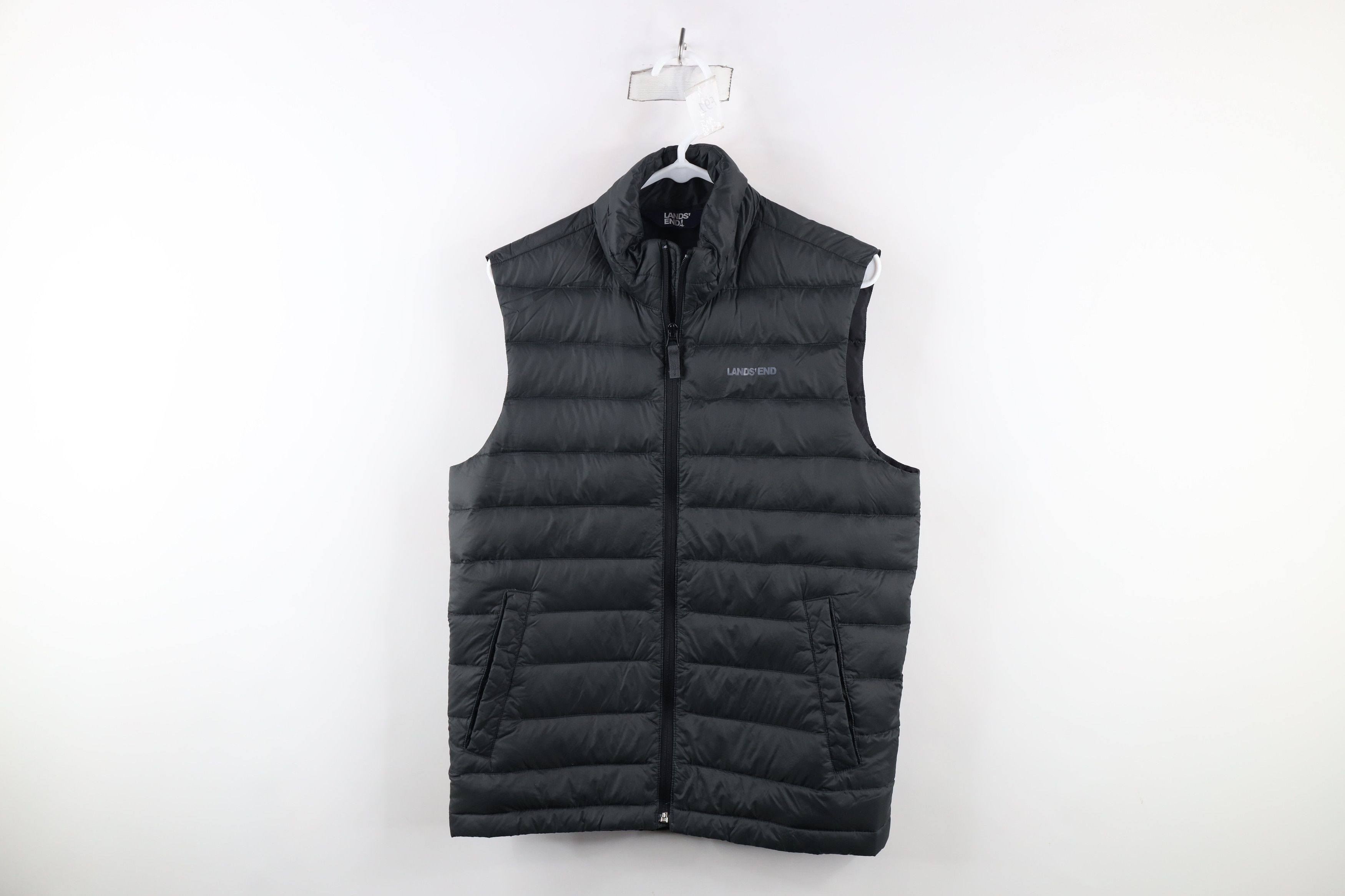 Lands' End × Vintage Vintage Lands End Down Insulated Puffer Vest Jacket Gray Size US S / EU 44-46 / 1 - 1 Thumbnail