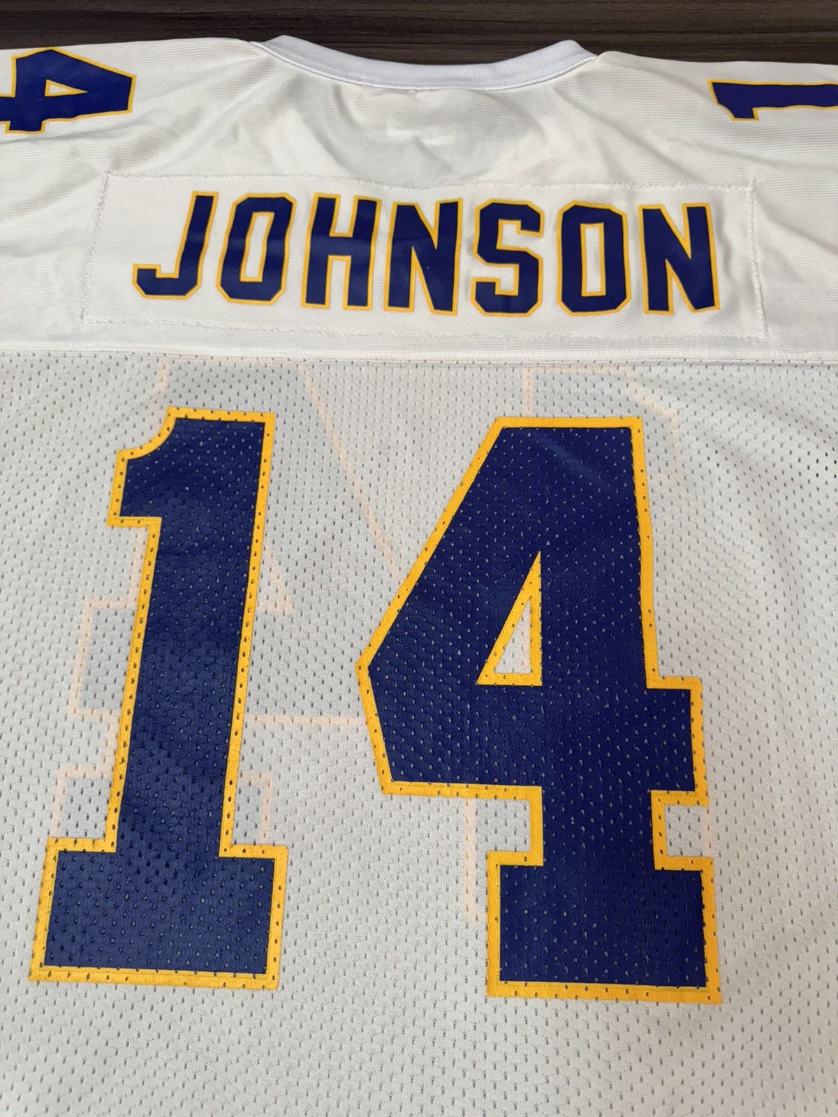 Starter Vintage 90s Minnesota Vikings Brad Johnson #14 NFL Jersey Size US XL / EU 56 / 4 - 8 Thumbnail