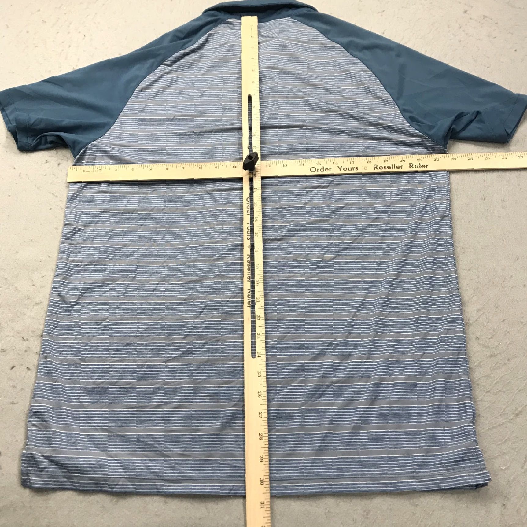 Vintage Levelwear Bay Hill Golf Polo Shirt Mens L Blue Gray Stretch Arnold Palmer Polo Shirt Size US L / EU 52-54 / 3 - 7 Thumbnail