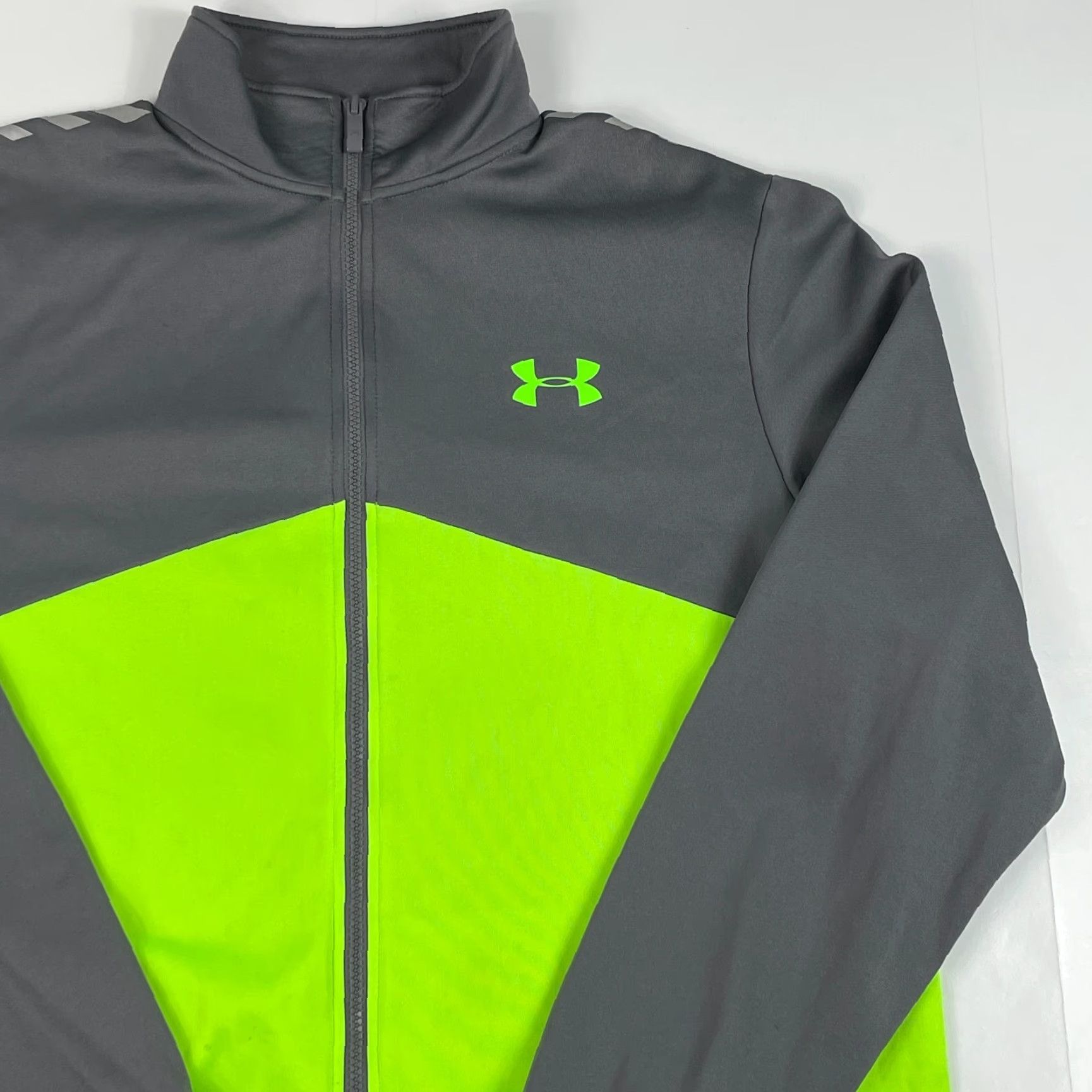 Under Armour Under Armour Jacket Men L Gray ColdGear Infrared Fleece Full Zip NFL Combine Size US L / EU 52-54 / 3 - 3 Thumbnail