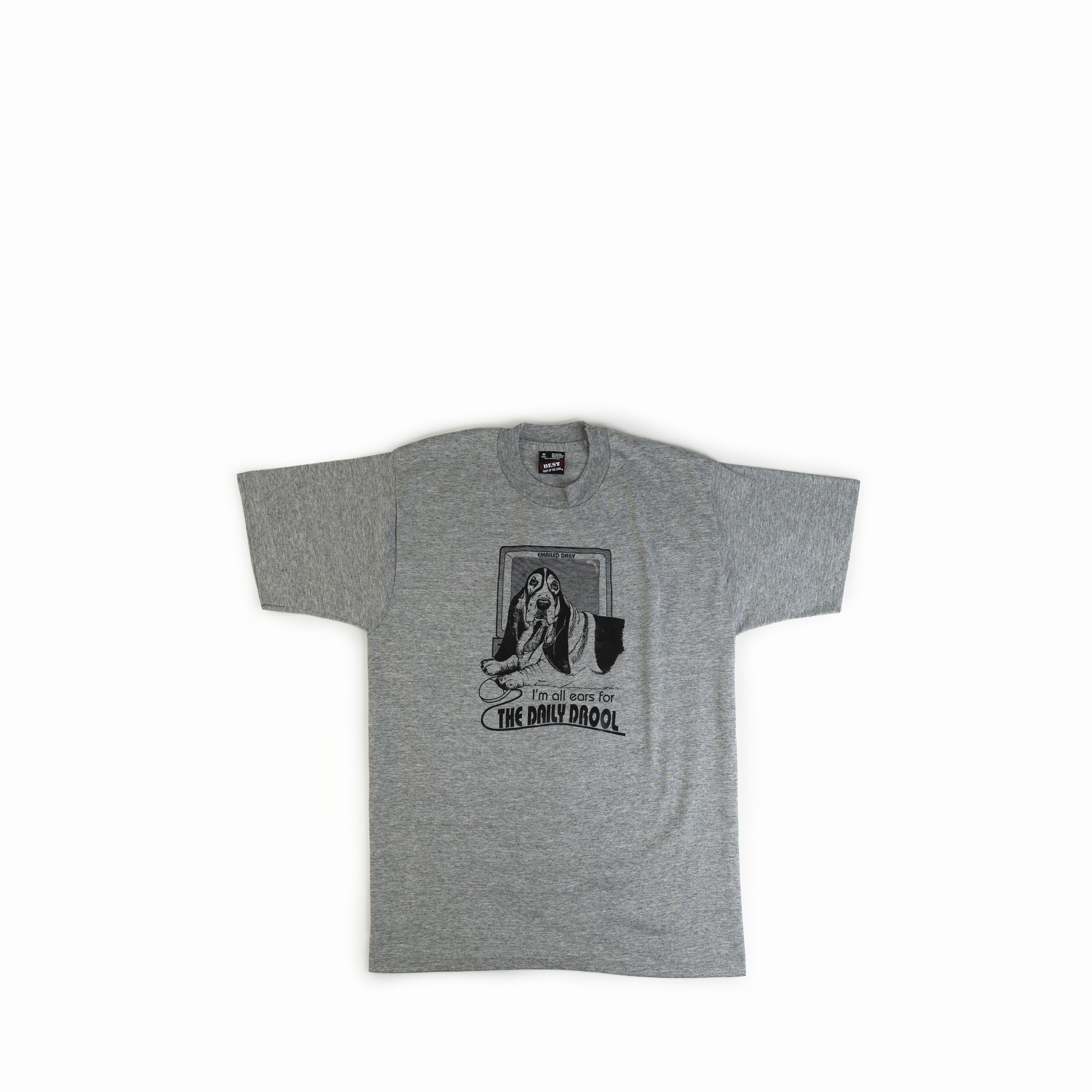 Vintage Vintage 1990's All Ears For Daily Drool Email Dog Tee Shirt Size US M / EU 48-50 / 2 - 1 Thumbnail
