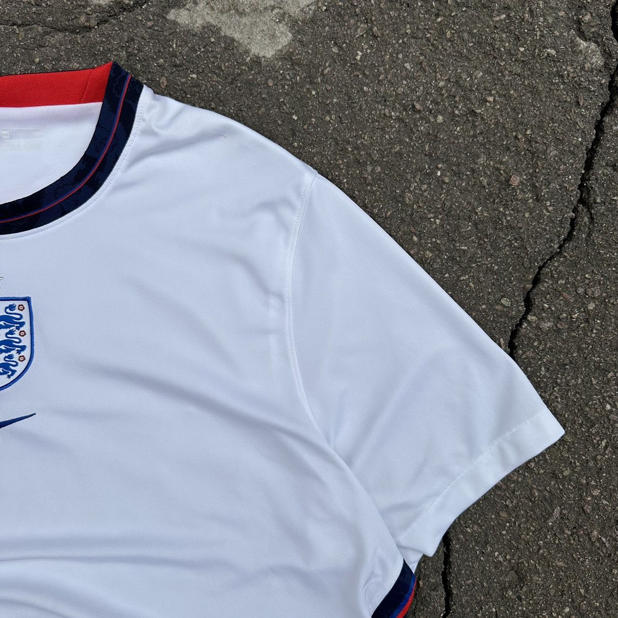 Nike × Vintage Vintage Nike England Centre Logo Big Swoosh Football Y2K 90s Size US XXL / EU 58 / 5 - 4 Thumbnail
