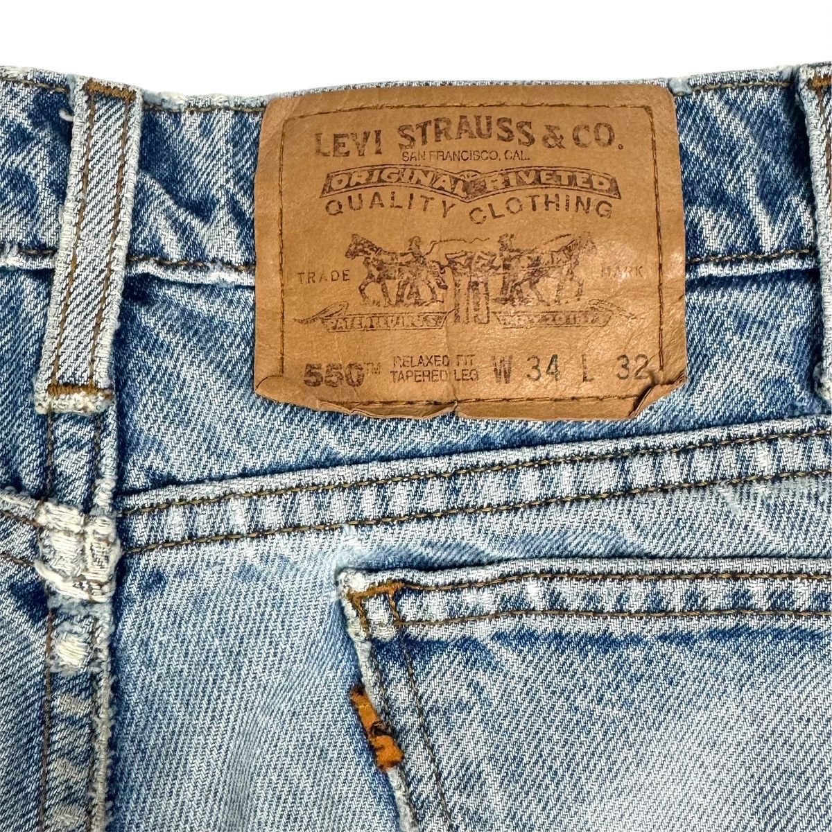 Levi's VINTAGE LEVI'S 550 DENIM Size US 34 / EU 50 - 11 Thumbnail