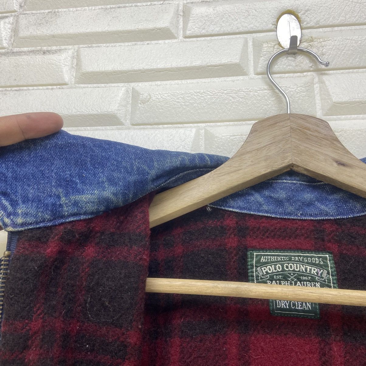 Polo Ralph Lauren Vintage Polo Country Ralph Lauren Denim Blanket Jacket Size US M / EU 48-50 / 2 - 19 Thumbnail